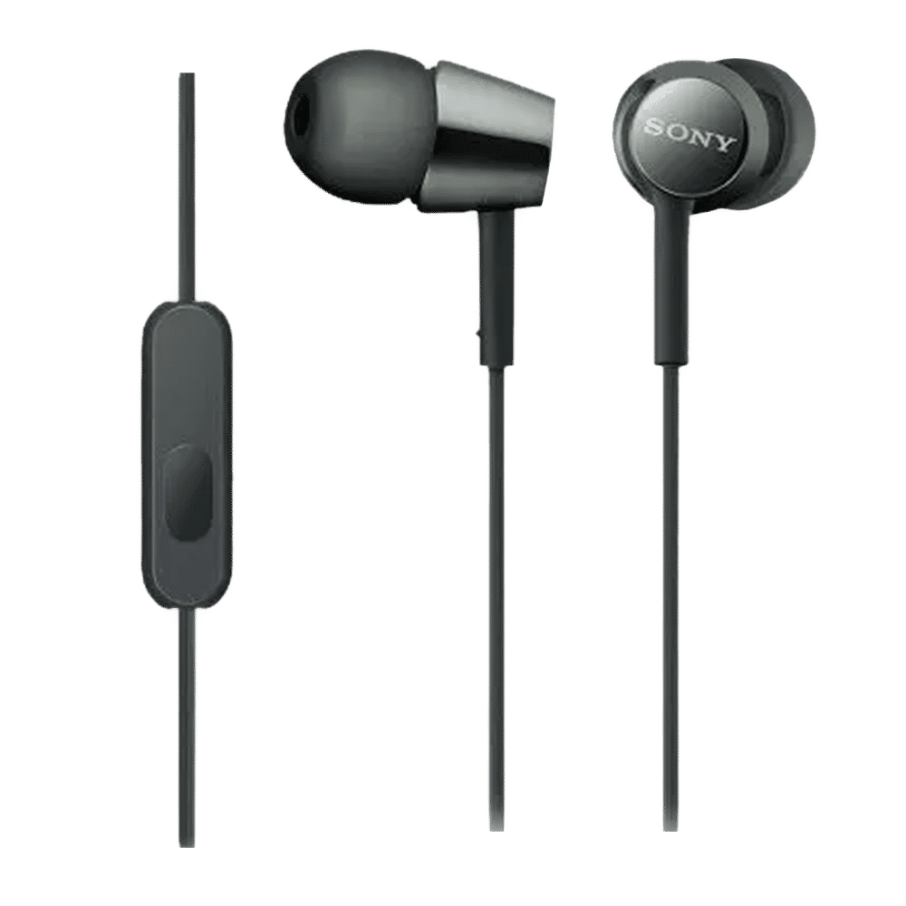 SONY MDR-EX155APBQIN Wired Earphone with Mic (In Ear, Black) SONY MDR-EX155APBQIN Wired Earphone with Mic (In Ear, Black)_3