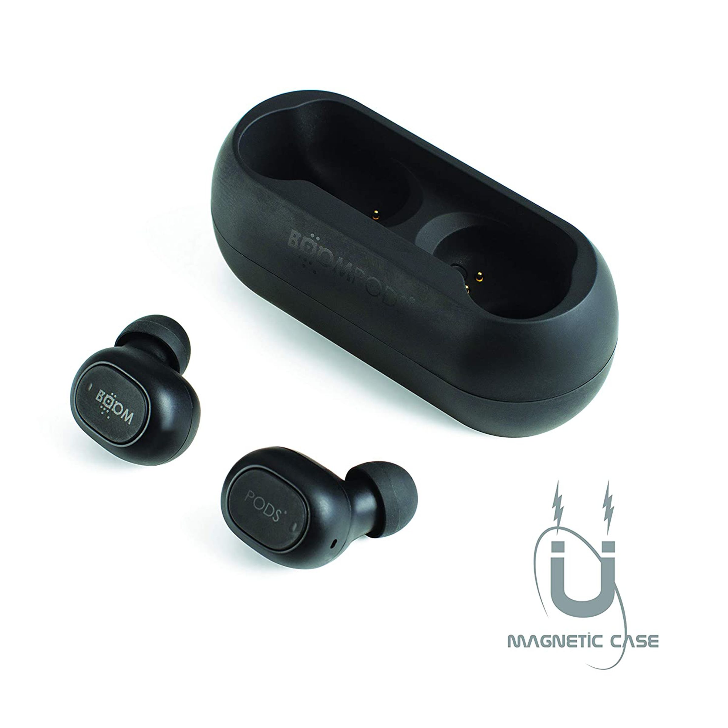 BOOMPODS Boombuds X TWS Earbuds (IPX6 Water Resistant, Upto 20 Hours Playback, Black)_5