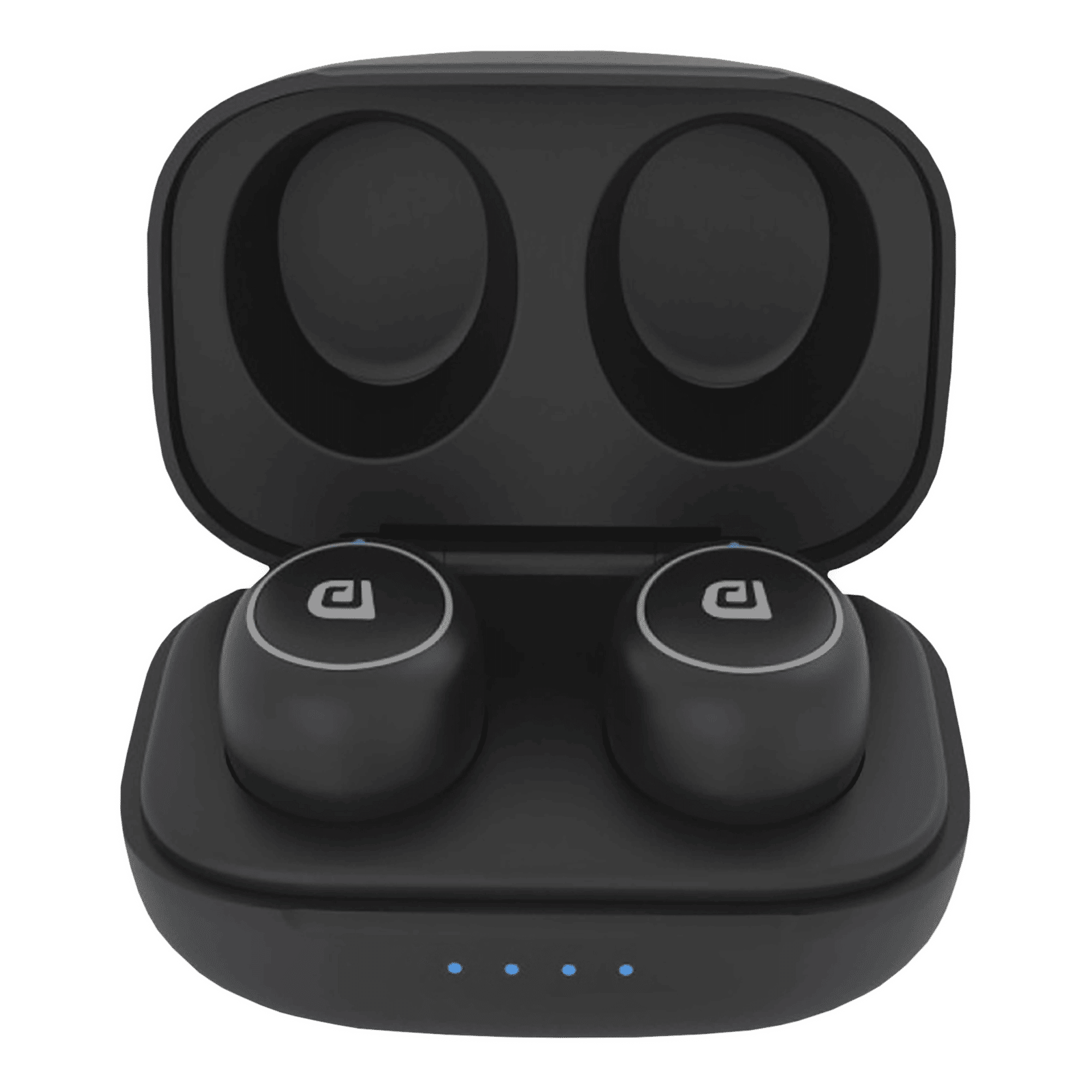 PORTRONICS Harmonics Twins Mini POR 325 TWS Earbuds with Noise Reduction (IPX6 Water Resistant, Black)_1