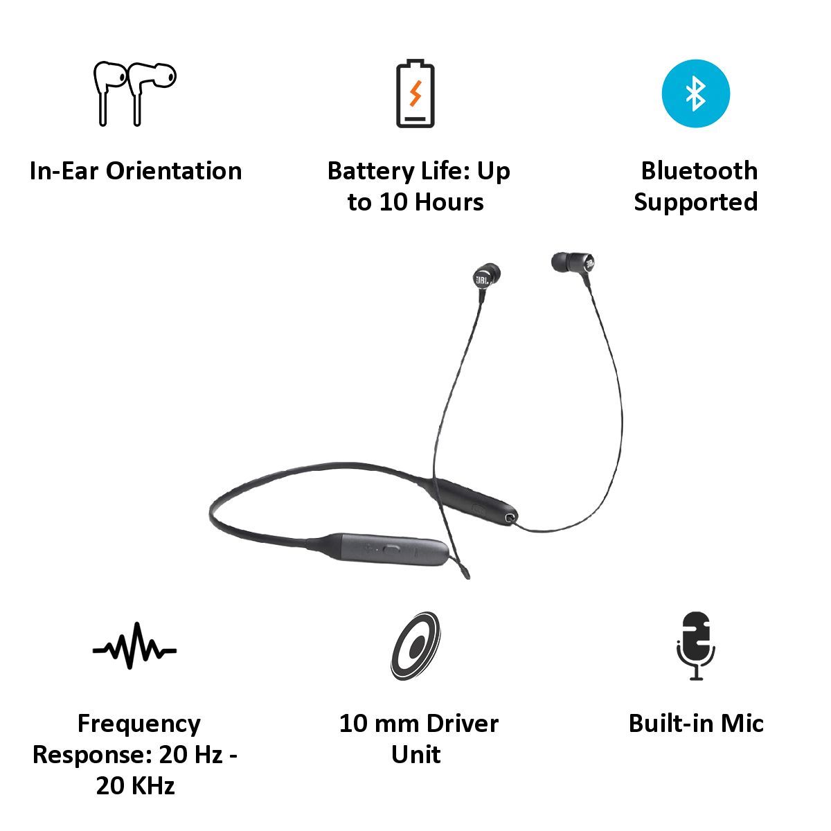 JBL Live220BT In-Ear Bluetooth Earphones (Black)_3