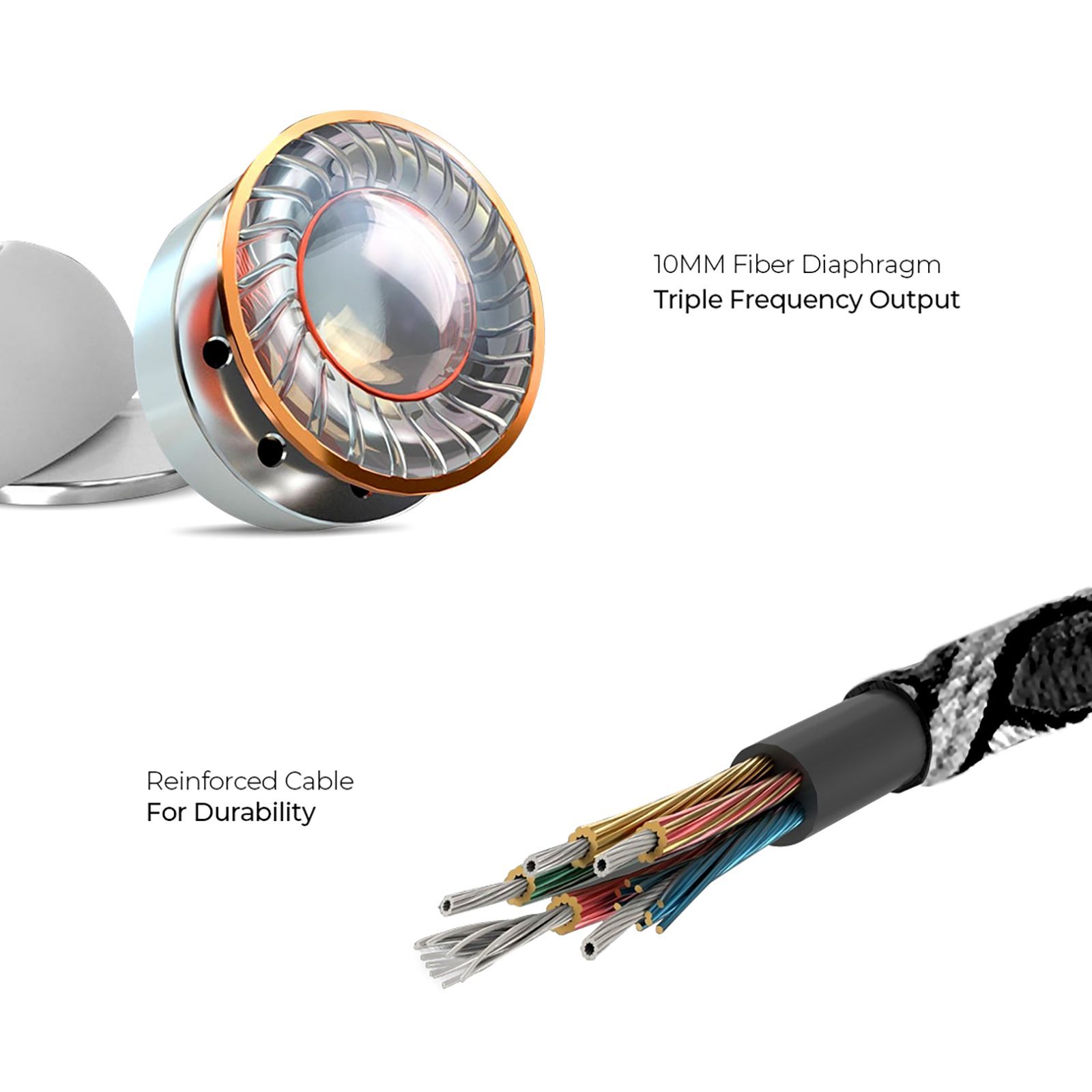 CROSSLOOP Pro Series CSLE011-E Earphone with Mic (In Ear, Black and Grey) CROSSLOOP Pro Series CSLE011-E Earphone with Mic (In Ear, Black and Grey)_8