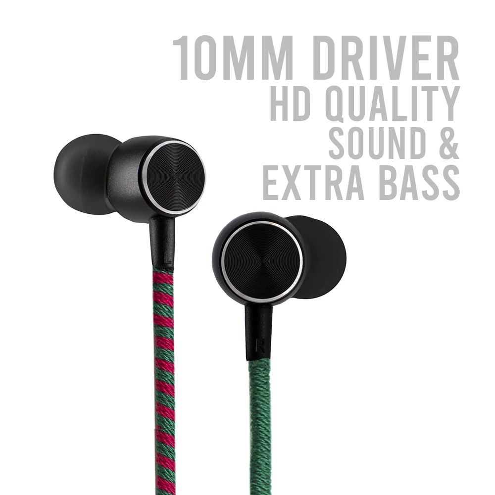 CROSSLOOP Pro Series CSLE013-E Wired Earphone with Mic (In Ear, Blue & Pink)_3