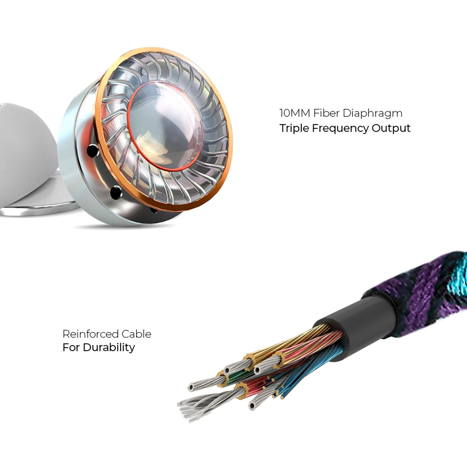 CROSSLOOP Pro CSLE015-E Earphone with Mic (In Ear, Cyan and Purple)_8