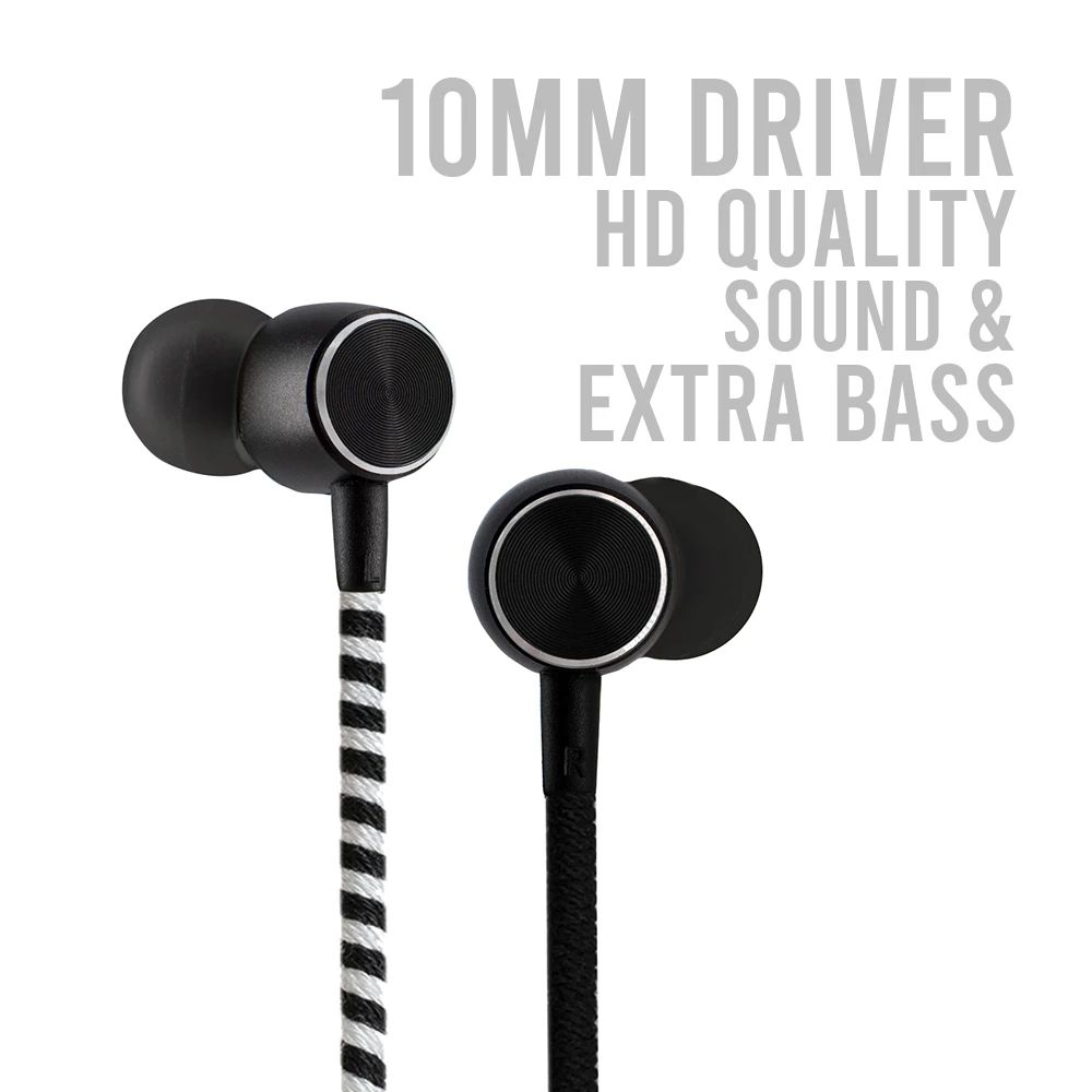 CROSSLOOP Pro Series CSLE023-E Wired Earphone with Mic (In Ear, Pink & Black)_5