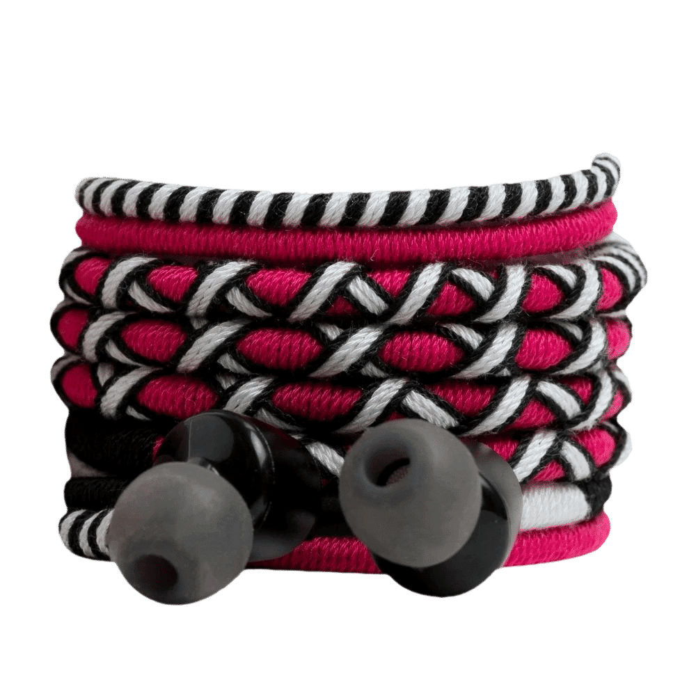 CROSSLOOP Pro Series CSLE023-E Wired Earphone with Mic (In Ear, Pink & Black)_12