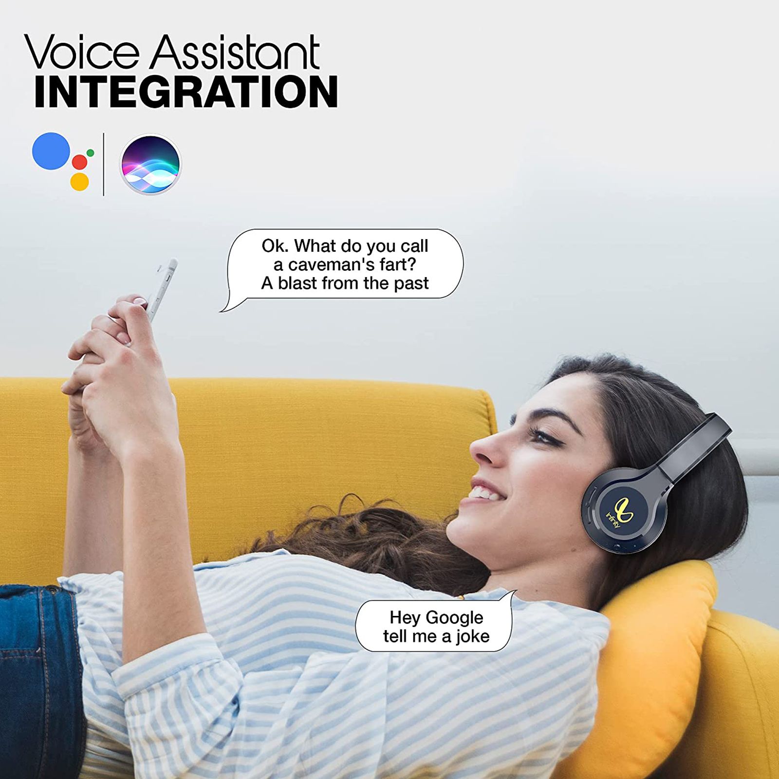 Infinity Tranz Bluetooth Headphone with Mic (Fast Charging, On Ear, Blue)_12