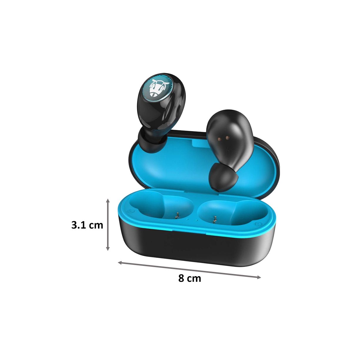 ANT AUDIO Wave TWS 750 TWS Earbuds (Hi-Fi Stereo Sound, Black & Blue)_3