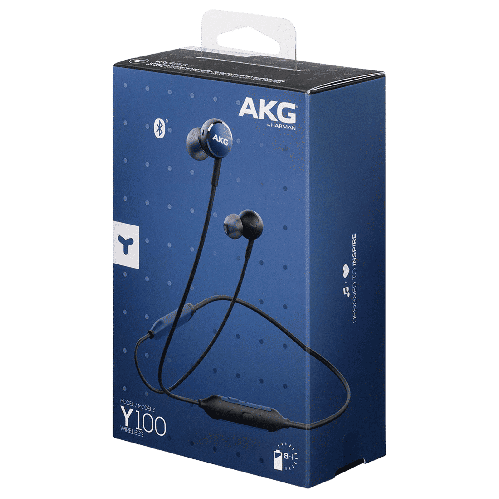 SAMSUNG AKG Y100 GP-Y100HAHHBAC Neckband (Multi-Point Connectivity, Blue)_12