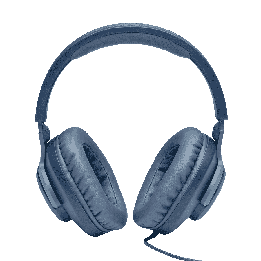 JBL Quantum 100 JBLQUANTUM100BLU Over-Ear Wired Gaming Headphone with Mic (JBL Quantum Sound Signature, Blue)_1