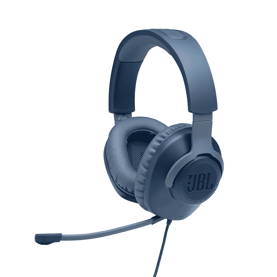 JBL Quantum 100 JBLQUANTUM100BLU Over-Ear Wired Gaming Headphone with Mic (JBL Quantum Sound Signature, Blue)_8