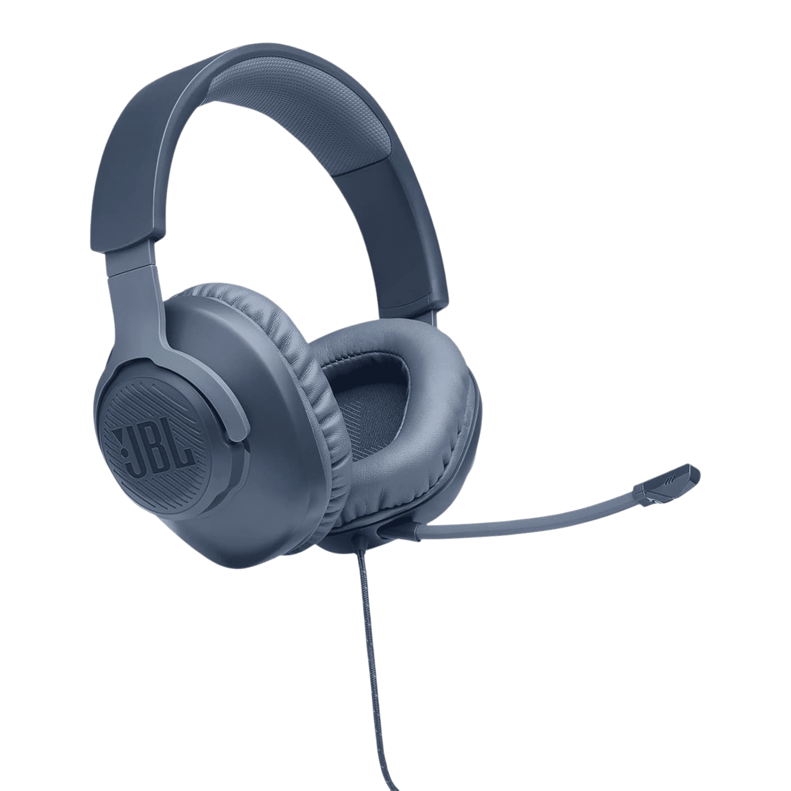 JBL Quantum 100 JBLQUANTUM100BLU Over-Ear Wired Gaming Headphone with Mic (JBL Quantum Sound Signature, Blue)_3