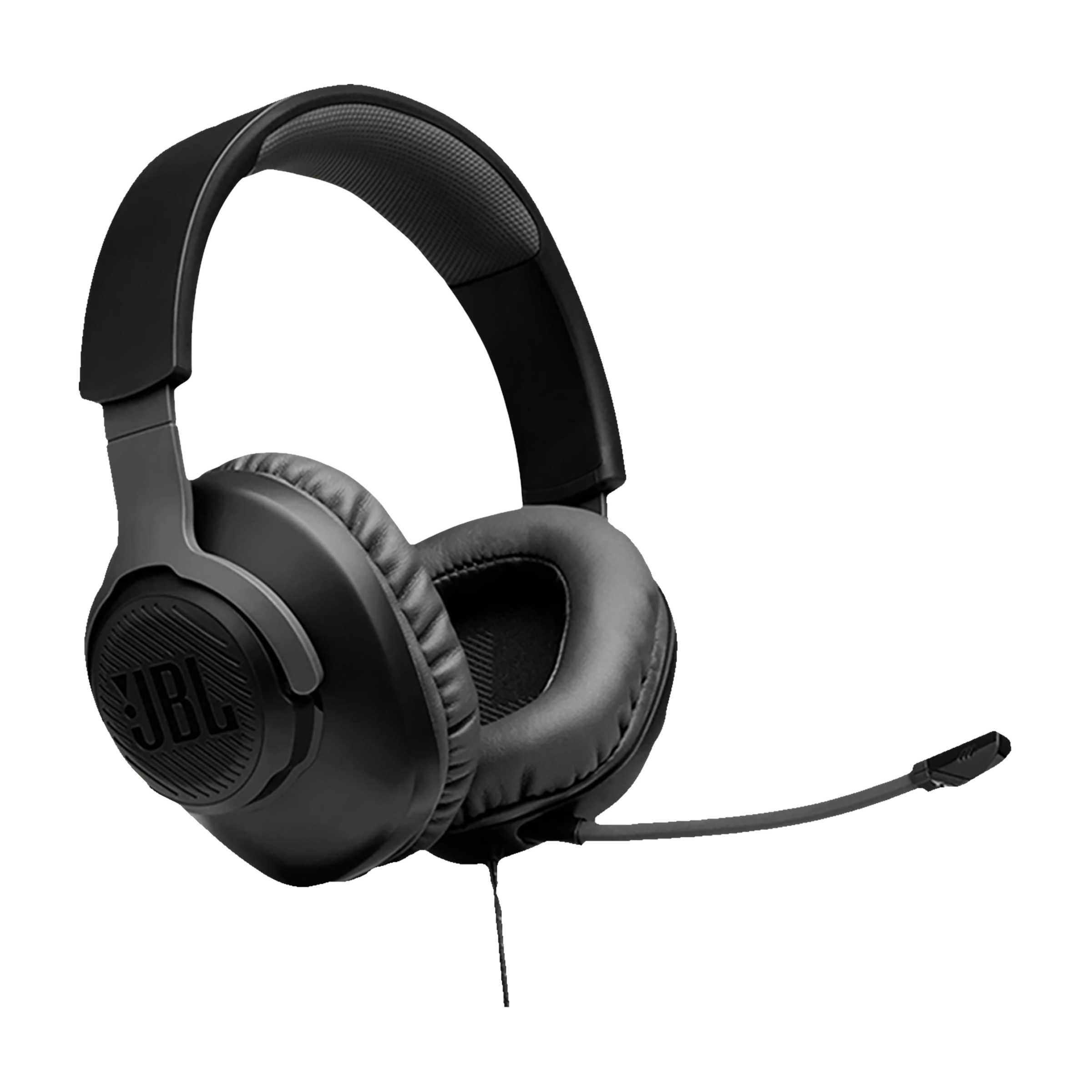 JBL Quantum 100 JBLQUANTUM100BLK Wired Headphone with Mic (3.5 mm Connector, On Ear, Black)_4