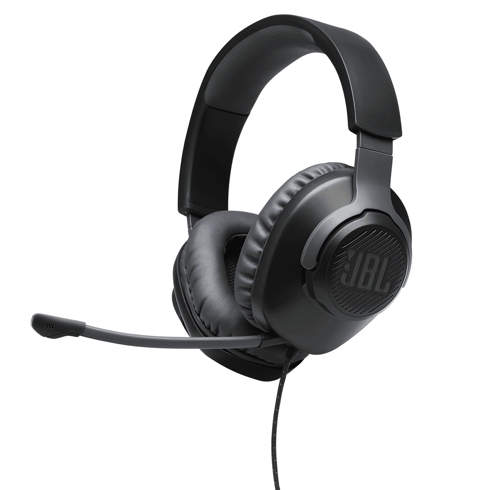 JBL Quantum 100 JBLQUANTUM100BLK Wired Headphone with Mic (3.5 mm Connector, On Ear, Black)_9