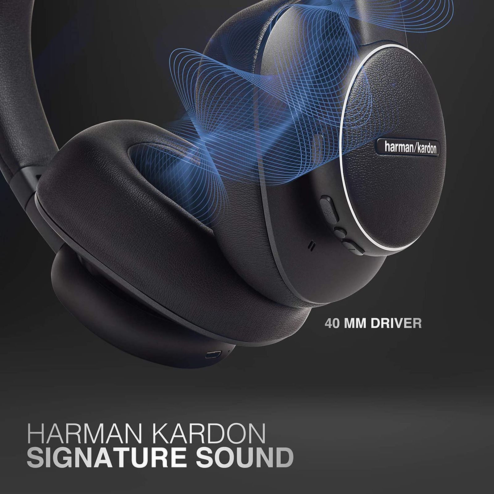 harman kardon Fly HKFLYANCBLK Over-Ear Active Noise Cancellation Wireless Headphone with Mic (Bluetooth 4.2, Fast Charging Capability, Black) harman kardon Fly HKFLYANCBLK Over-Ear Active Noise Cancellation Wireless Headphone with Mic (Bluetooth 4.2, Fast Charging Capability, Black)_6