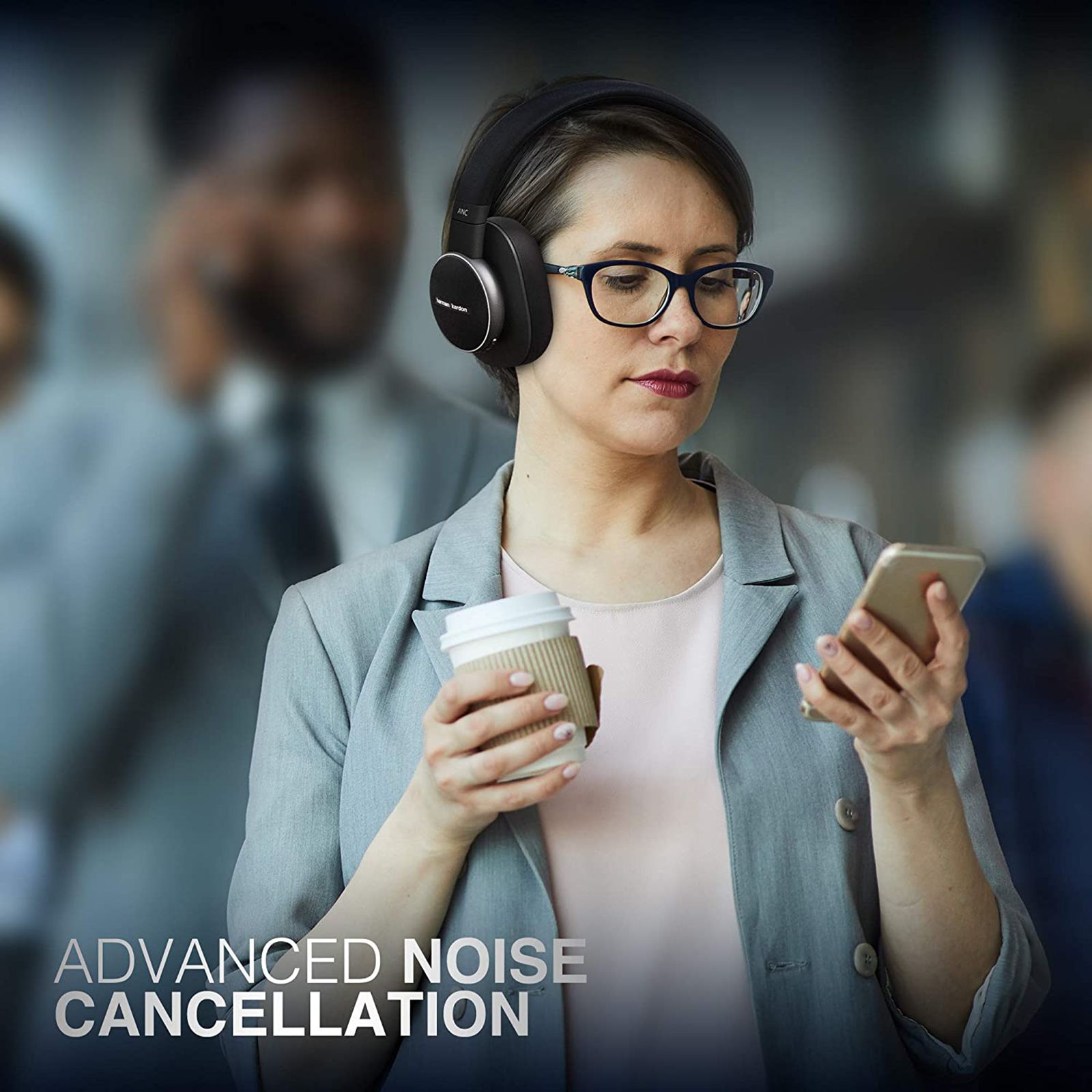 harman kardon Fly HKFLYANCBLK Over-Ear Active Noise Cancellation Wireless Headphone with Mic (Bluetooth 4.2, Fast Charging Capability, Black) harman kardon Fly HKFLYANCBLK Over-Ear Active Noise Cancellation Wireless Headphone with Mic (Bluetooth 4.2, Fast Charging Capability, Black)_7