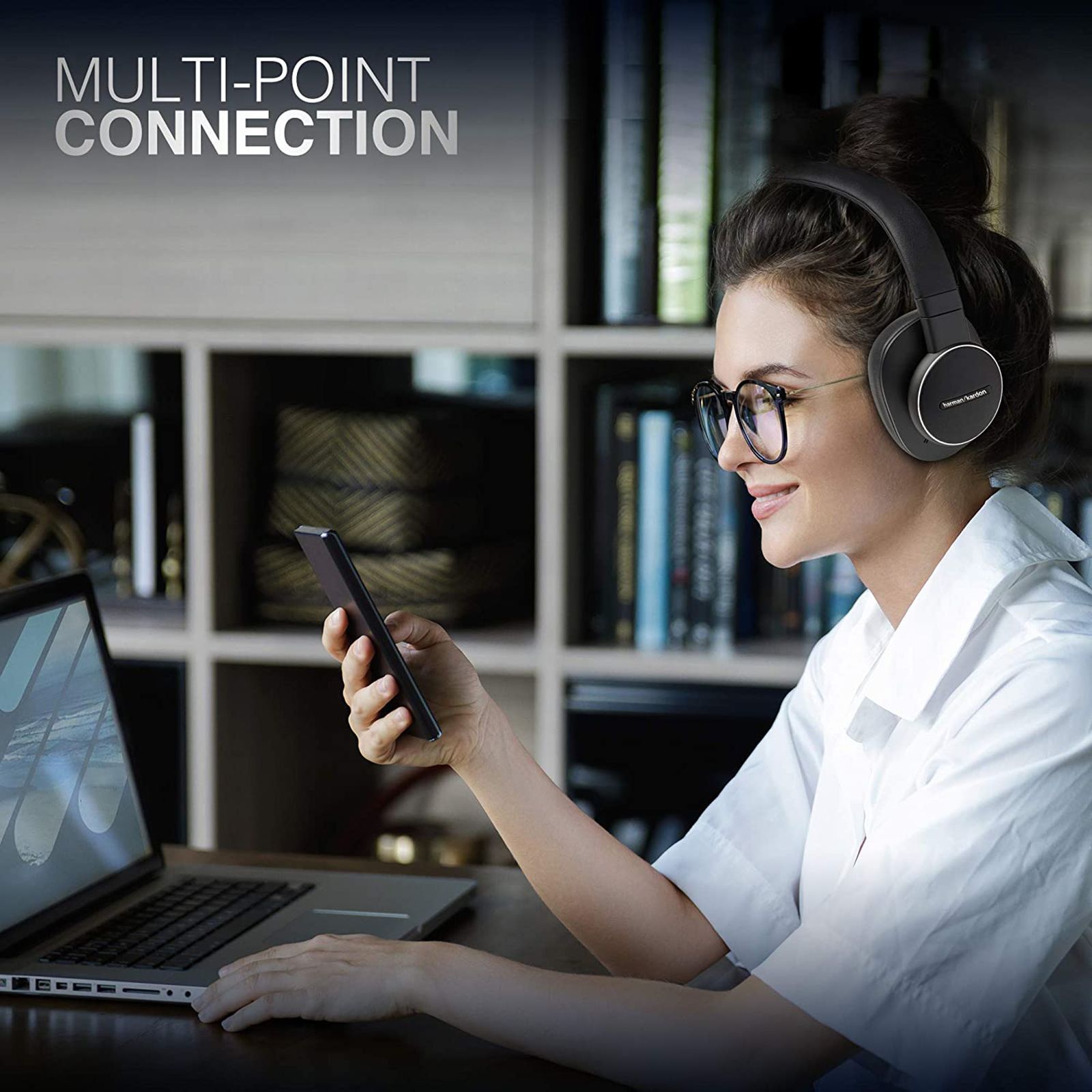 harman kardon Fly HKFLYANCBLK Over-Ear Active Noise Cancellation Wireless Headphone with Mic (Bluetooth 4.2, Fast Charging Capability, Black) harman kardon Fly HKFLYANCBLK Over-Ear Active Noise Cancellation Wireless Headphone with Mic (Bluetooth 4.2, Fast Charging Capability, Black)_8