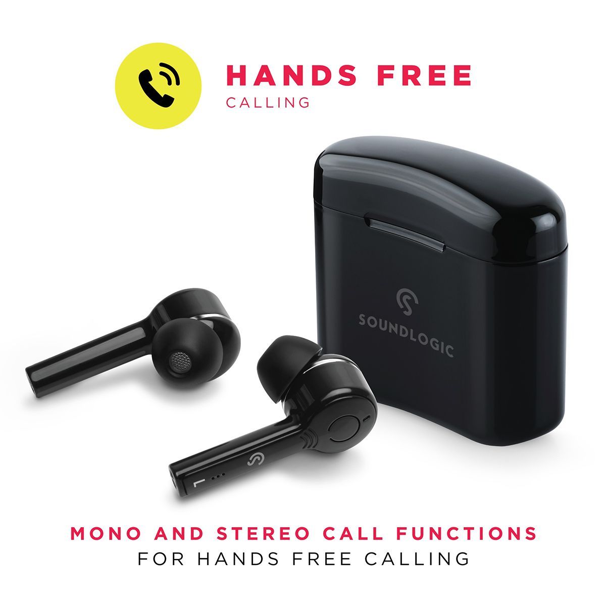 soundLOGIC True Beats Pro TWE006 TWS Earbuds (Sweat Resistant, Upto 20 Hours Playback, Black)_3