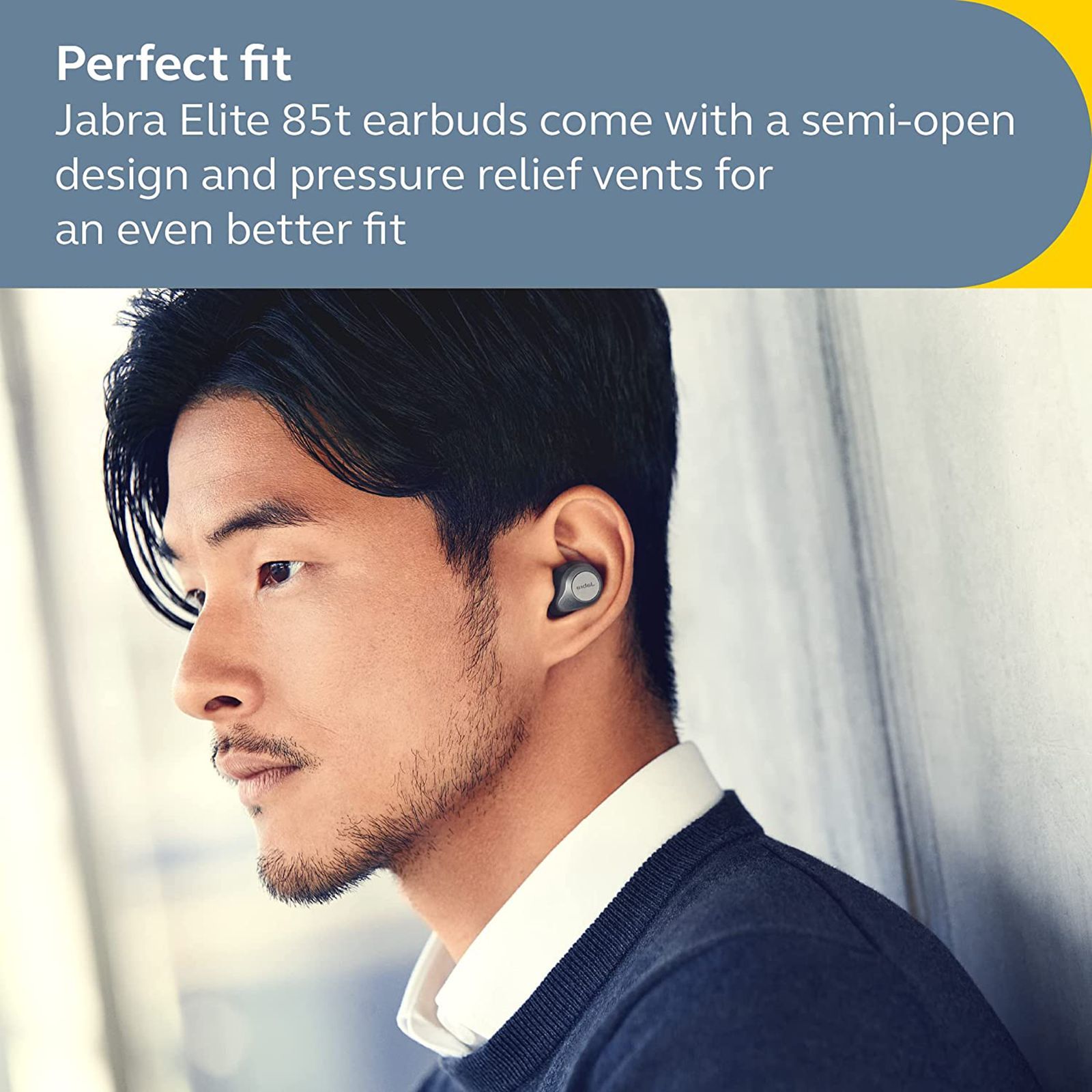 Jabra Elite 85t TWS Earbuds with Active Noise Cancellation (Water Resistant, Upto 31 Hours Playback, Gray)_11