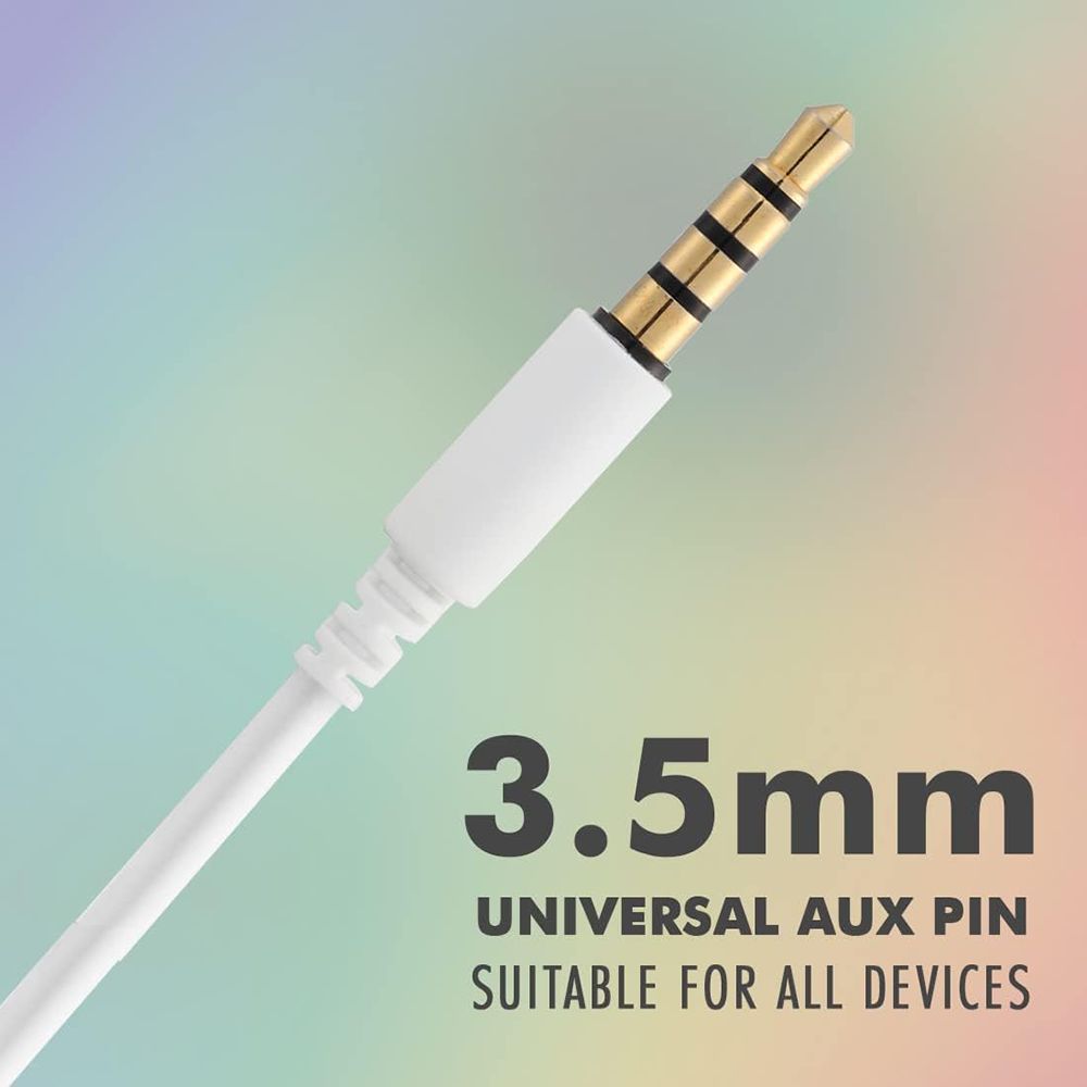 LUMIFORD Ultimate U50 Wired Earphone with Mic (In Ear, White)_15