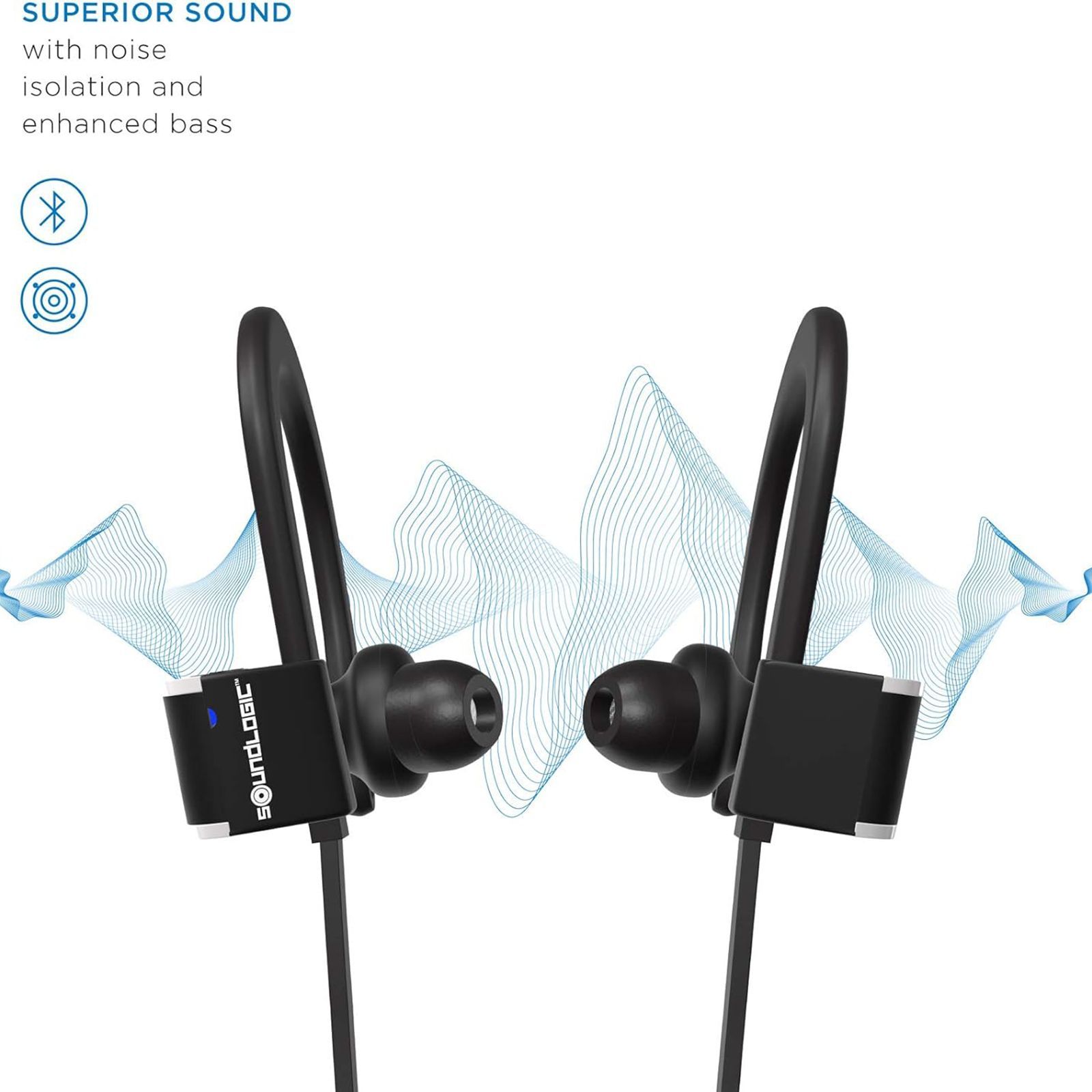 soundLOGIC Sport BEB012PX_BL Neckband with Noise Isolation (Sweatproof, Voice Assistant Enabled, Black) soundLOGIC Sport BEB012PX_BL Neckband with Noise Isolation (Sweatproof, Voice Assistant Enabled, Black)_6