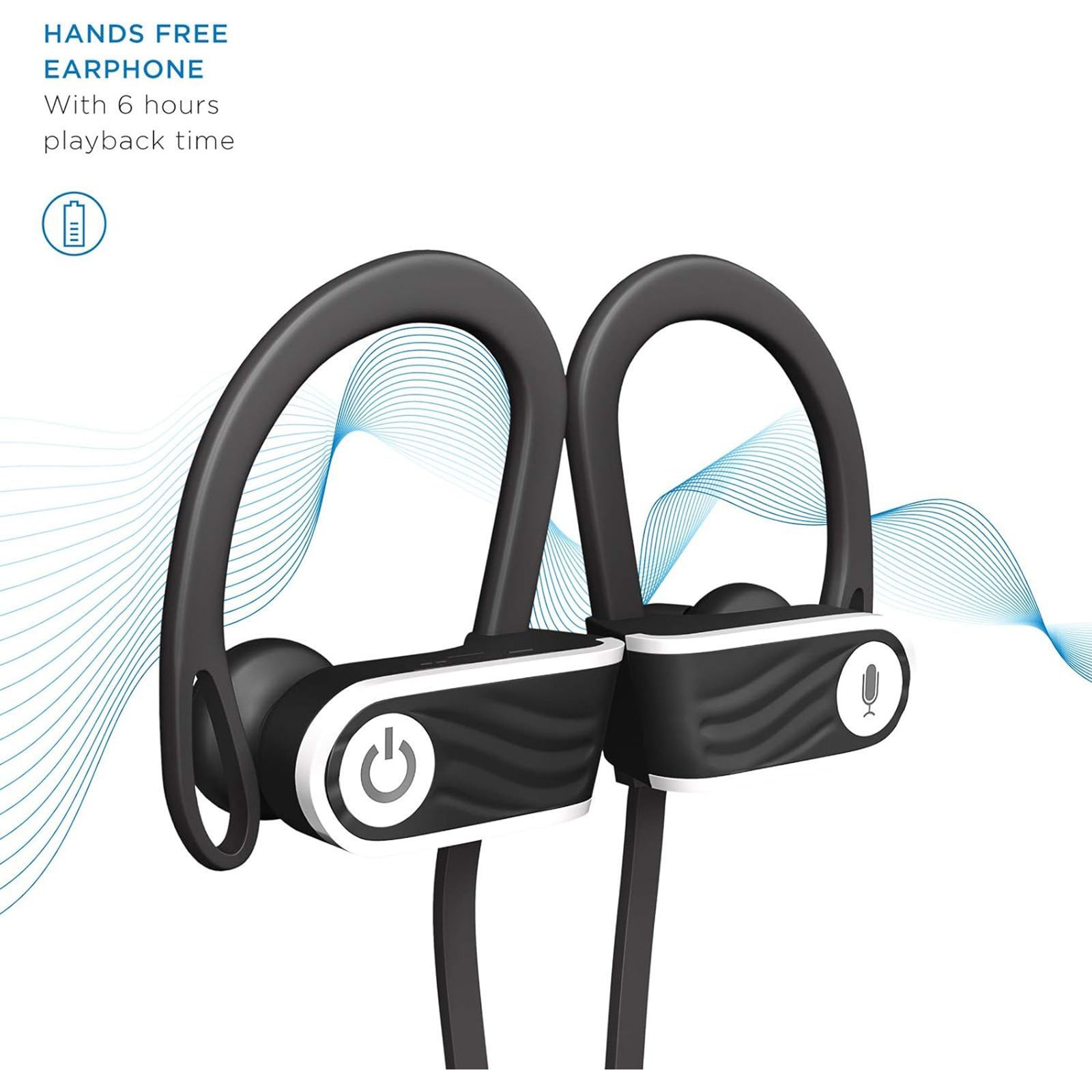 soundLOGIC Sport BEB012PX_BL Neckband with Noise Isolation (Sweatproof, Voice Assistant Enabled, Black) soundLOGIC Sport BEB012PX_BL Neckband with Noise Isolation (Sweatproof, Voice Assistant Enabled, Black)_9