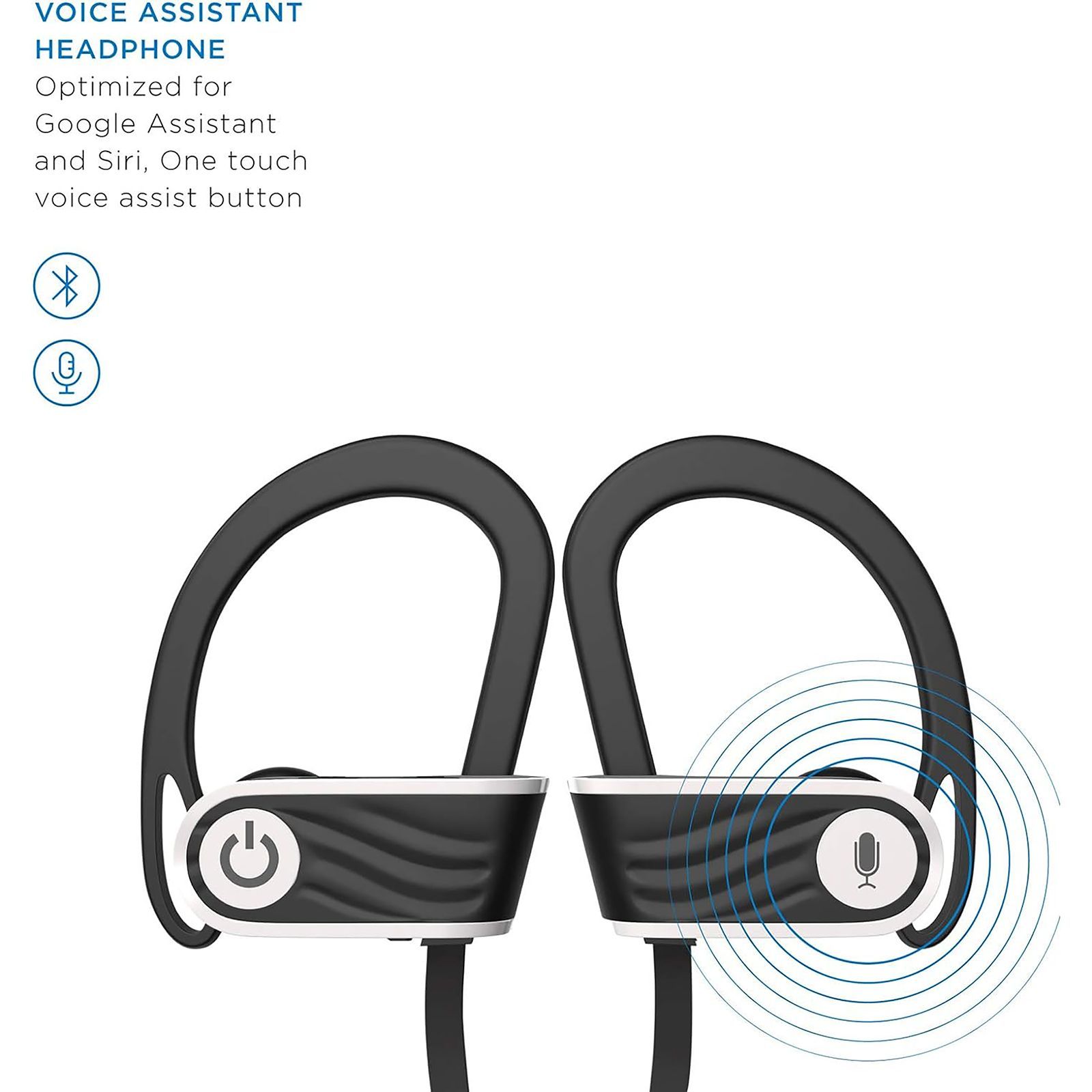 soundLOGIC Sport BEB012PX_BL Neckband with Noise Isolation (Sweatproof, Voice Assistant Enabled, Black) soundLOGIC Sport BEB012PX_BL Neckband with Noise Isolation (Sweatproof, Voice Assistant Enabled, Black)_4