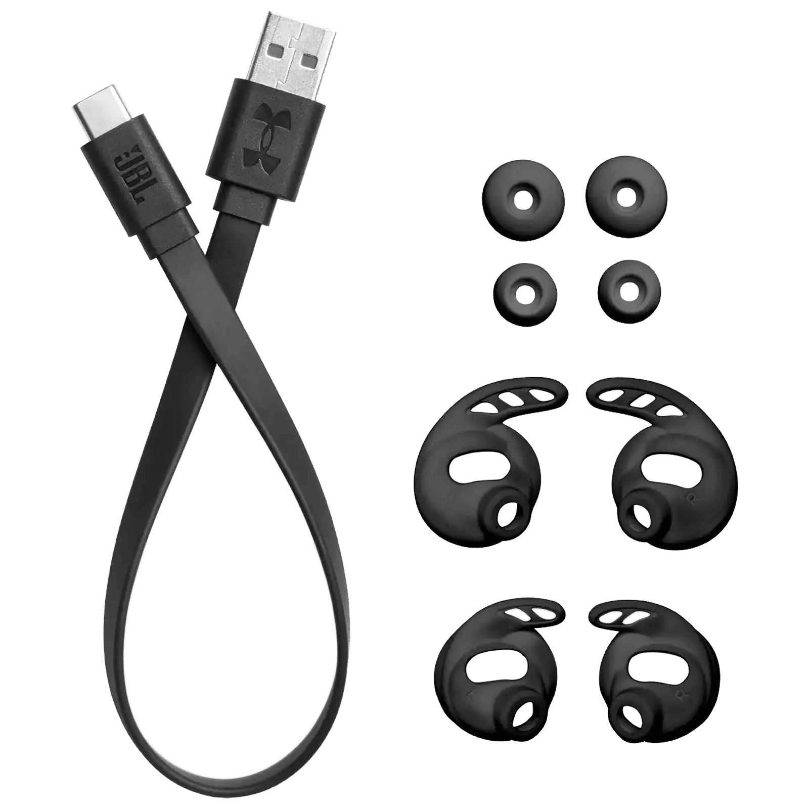 JBL Under Armour Flash X UAJBLFLASHXBLK TRUE Wireless In-Ear Passive Noise Cancellation Truly Wireless Earbuds with Mic (Google Fast Pairing, Black) JBL Under Armour Flash X UAJBLFLASHXBLK TRUE Wireless In-Ear Passive Noise Cancellation Truly Wireless Earbuds with Mic (Google Fast Pairing, Black)_8