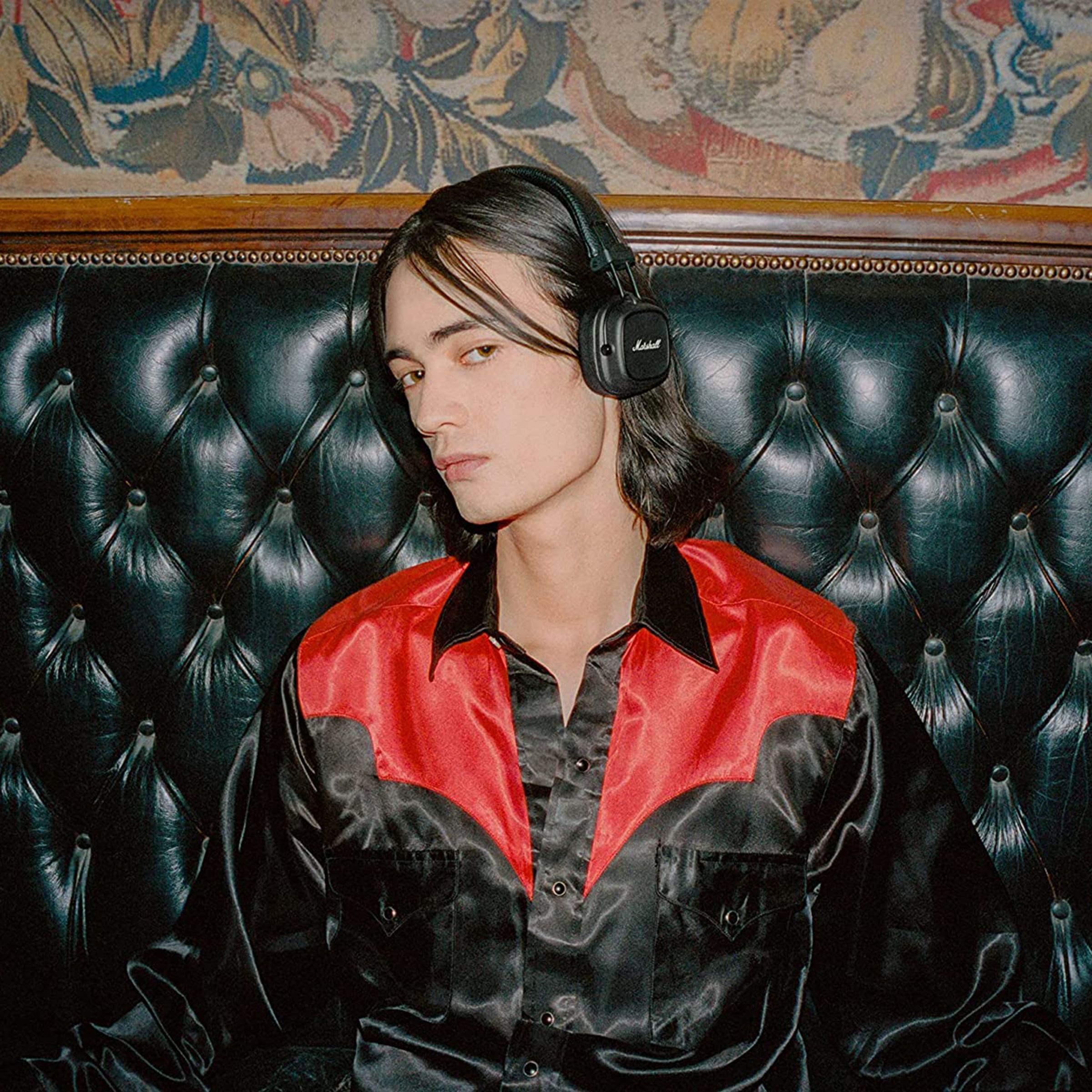 Marshall Major IV Bluetooth Headphone with Mic (Upto 80 Hours Playback, On Ear, Black)_11