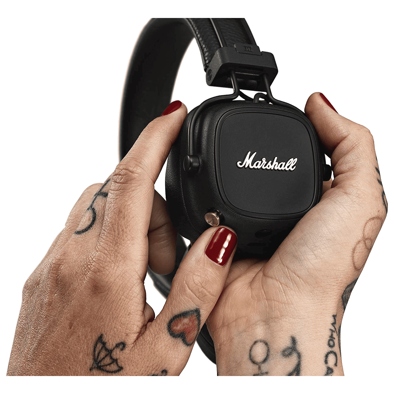 Marshall Major IV Bluetooth Headphone with Mic (Upto 80 Hours Playback, On Ear, Black)_11