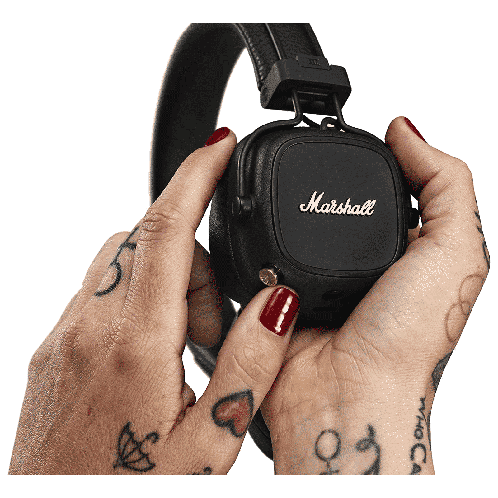Marshall Major IV Bluetooth Headphone with Mic (Upto 80 Hours Playback, On Ear, Black)_14