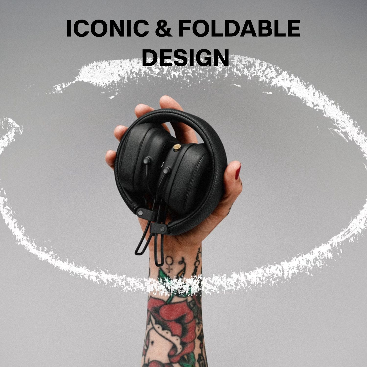 Marshall Major IV Bluetooth Headphone with Mic (Upto 80 Hours Playback, On Ear, Black)_18