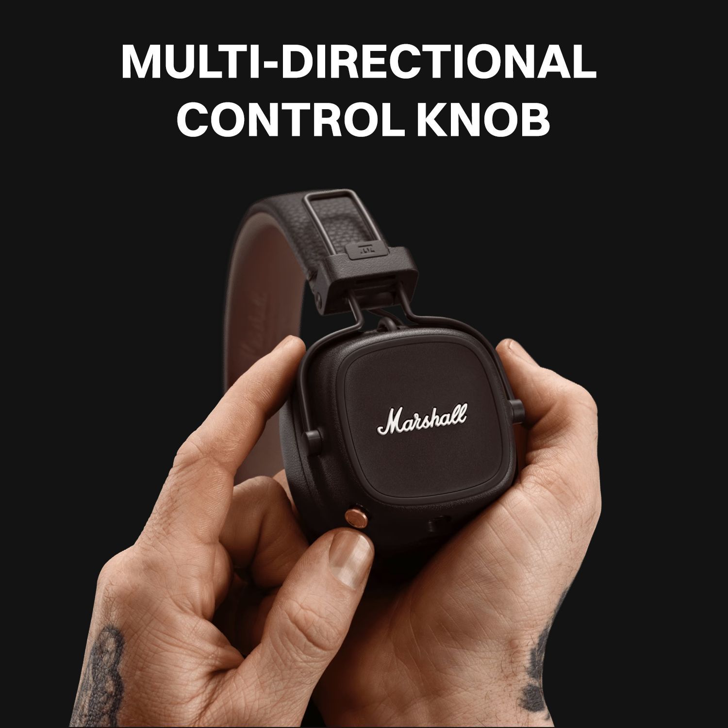 Marshall Major IV Bluetooth Headphone with Mic (Upto 80 Hours Playback, On Ear, Black)_19