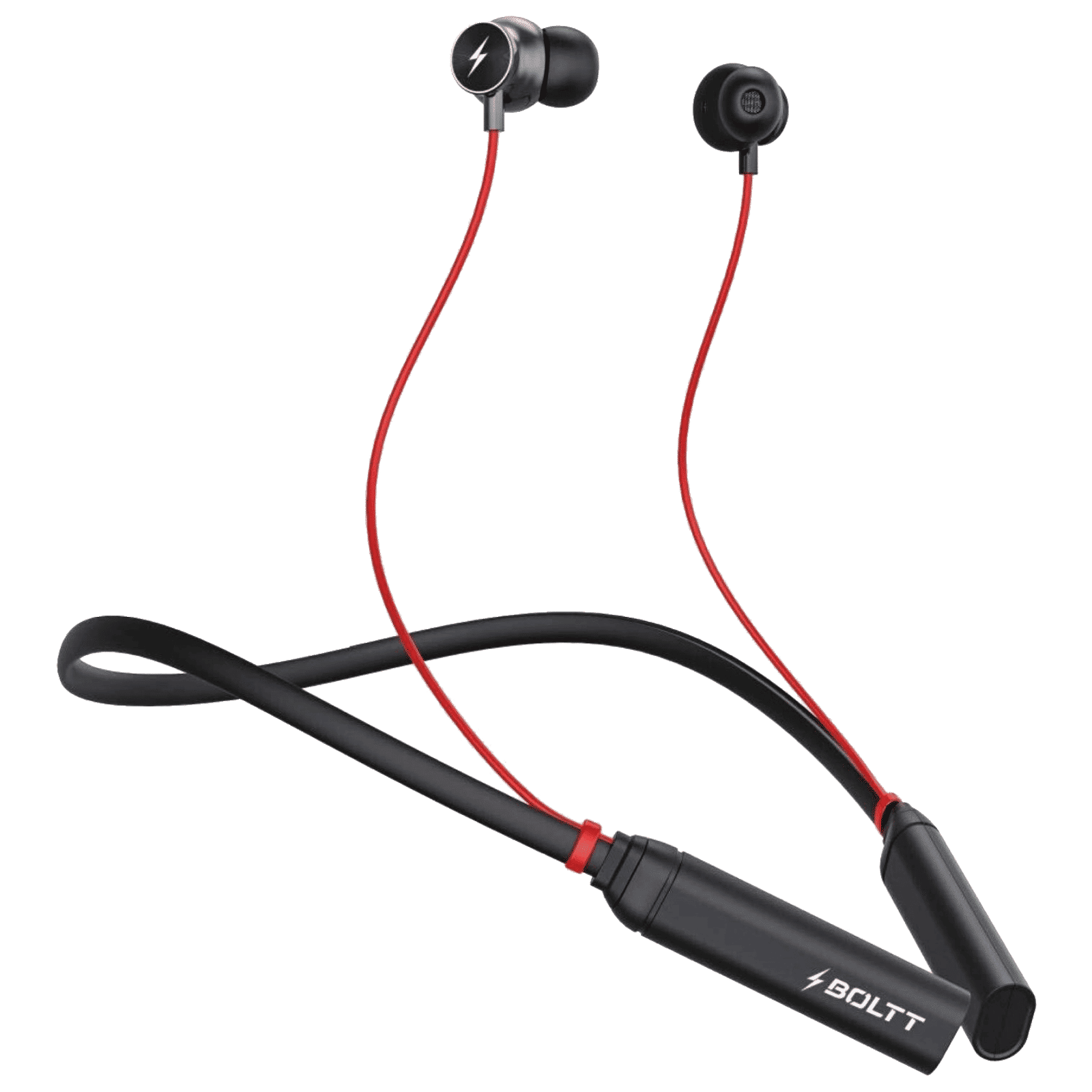 FIRE-BOLTT BN1001 BN1000 In-Ear Noise Isolation Wireless Earphone with Mic (Bluetooth 5.0, Voice Assistant Supported, Red)_1