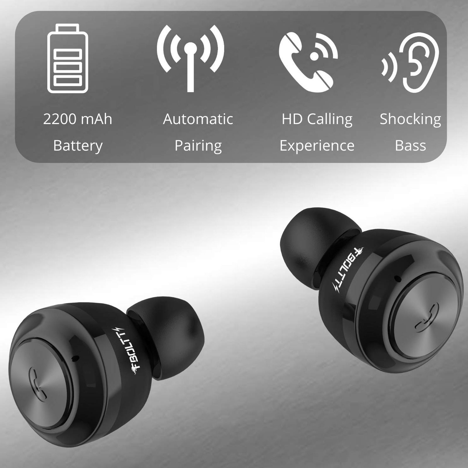 Fire-Boltt BE1001 BE1000 In-Ear Noise Isolation Truly Wireless Earbuds with Mic (Bluetooth 5.0, Voice Assistant Supported, Black)_6