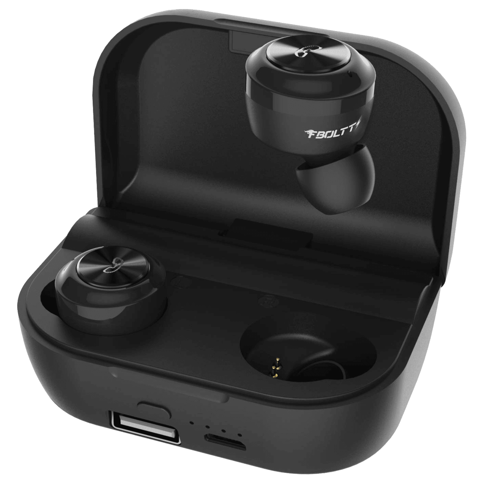 Fire-Boltt BE1001 BE1000 In-Ear Noise Isolation Truly Wireless Earbuds with Mic (Bluetooth 5.0, Voice Assistant Supported, Black)_1