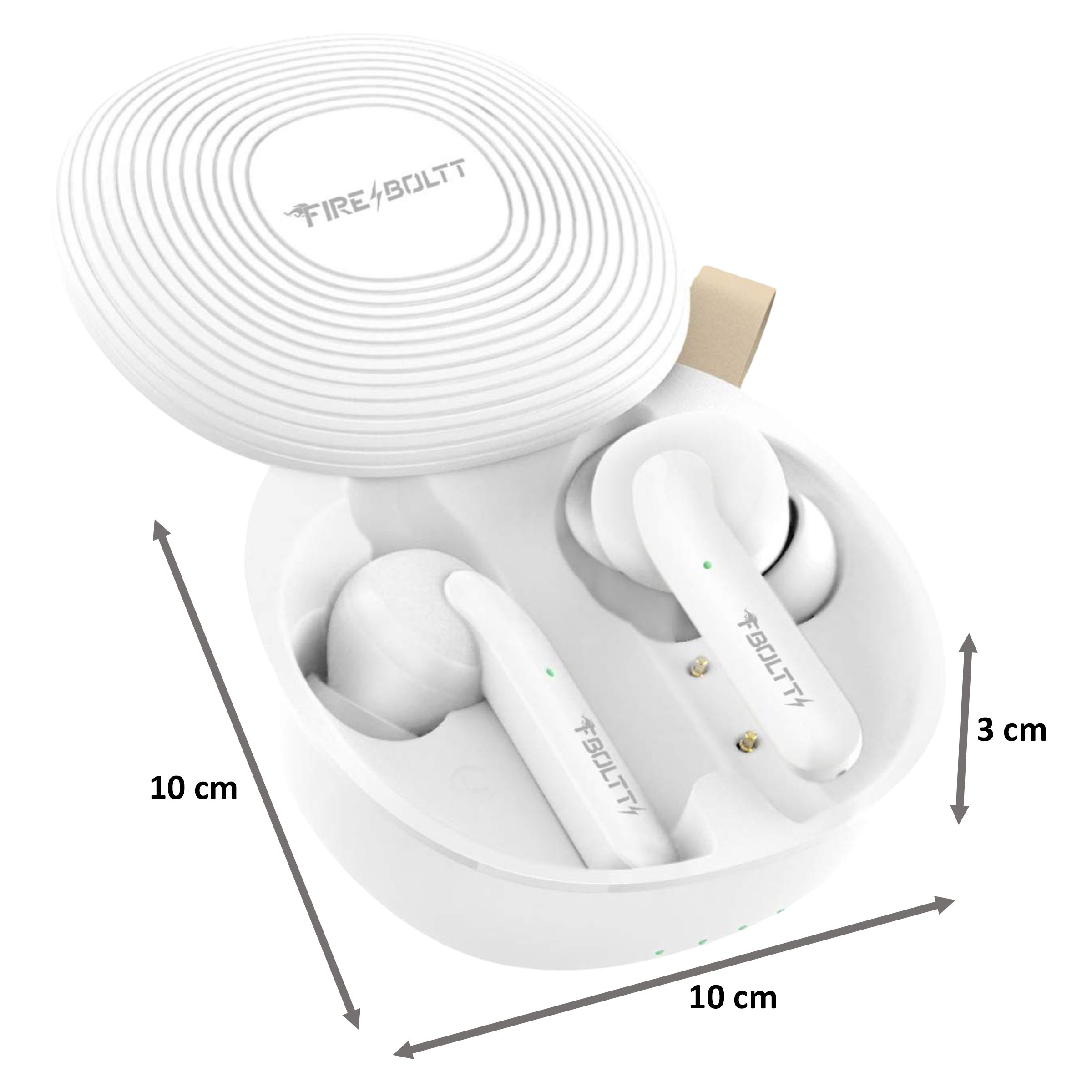 FIRE-BOLTT BE1100 TWS Earbuds with Active Noise Cancellation (IPX2 Water Resistant, 6D Stereo Sound, White)_4
