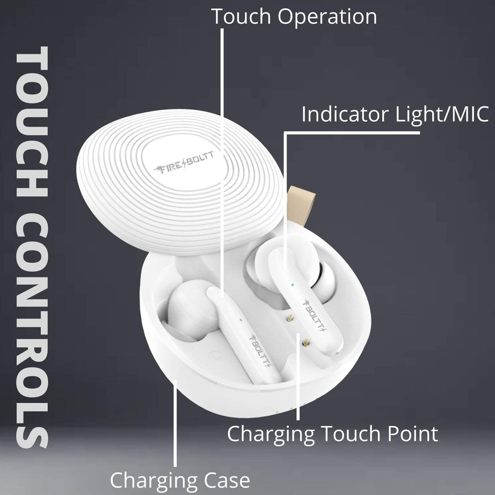 FIRE-BOLTT BE1100 TWS Earbuds with Active Noise Cancellation (IPX2 Water Resistant, 6D Stereo Sound, White)_11