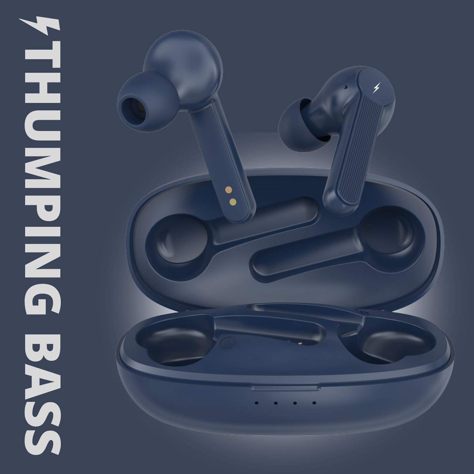 FIRE-BOLTT BE1201 BE1200 In-Ear Noise Isolation Truly Wireless Earbuds with Mic (Bluetooth 5.0, Voice Assistant Supported, Blue)_7