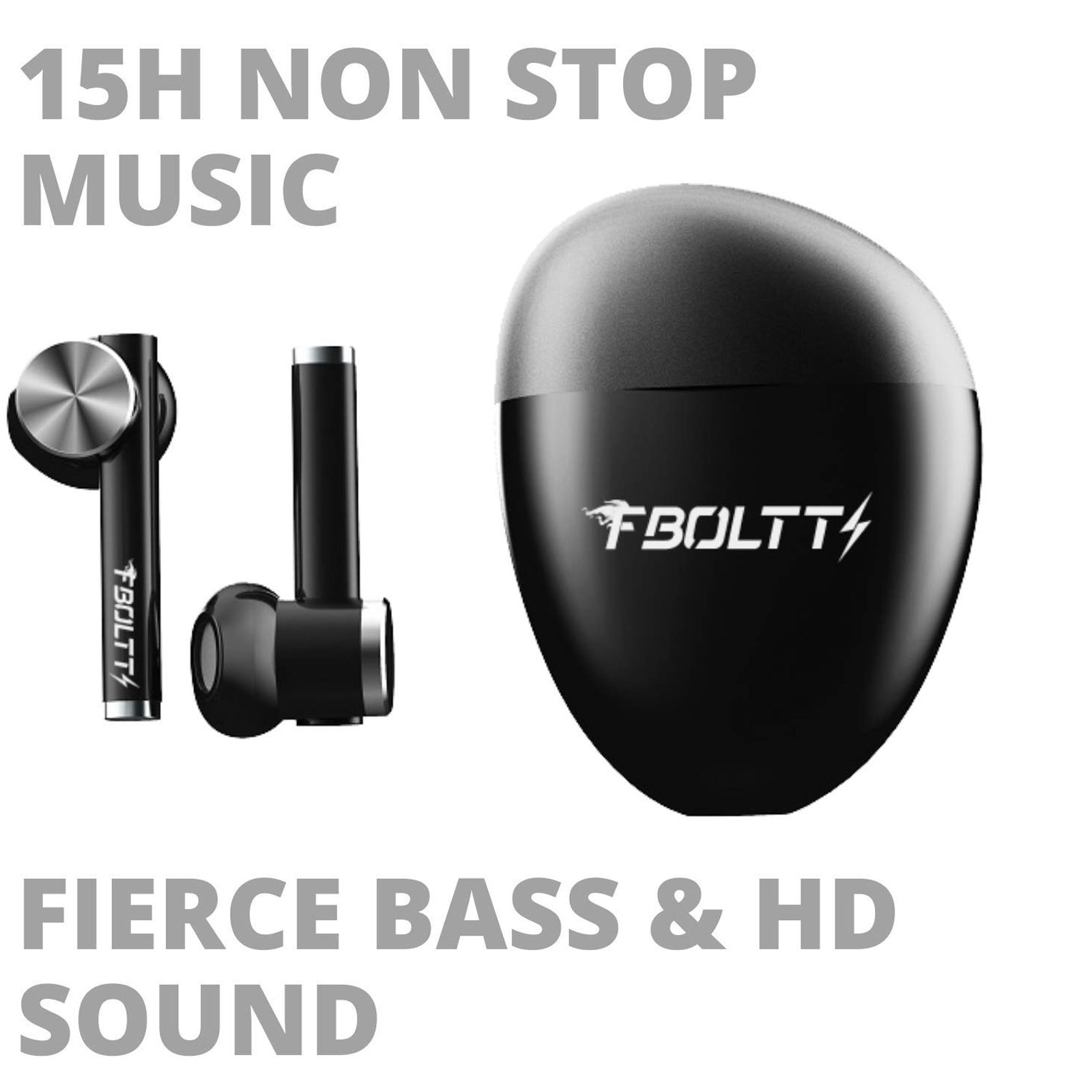 FIRE-BOLTT BE1300 In-Ear Noise Isolation Truly Wireless Earbuds with Mic (Bluetooth 5.0, Automatic Pairing, Black)_5