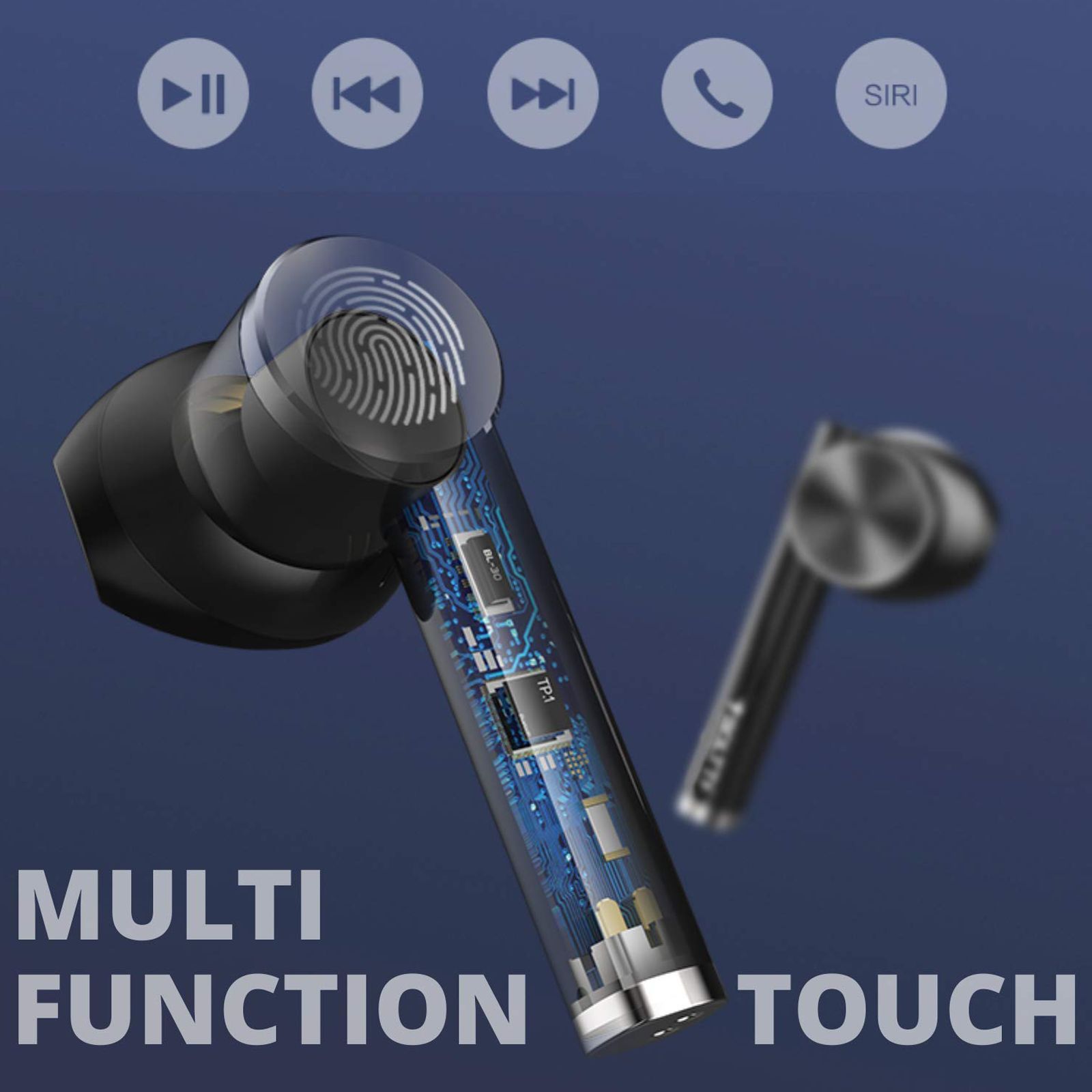 FIRE-BOLTT BE1300 In-Ear Noise Isolation Truly Wireless Earbuds with Mic (Bluetooth 5.0, Automatic Pairing, Black)_6