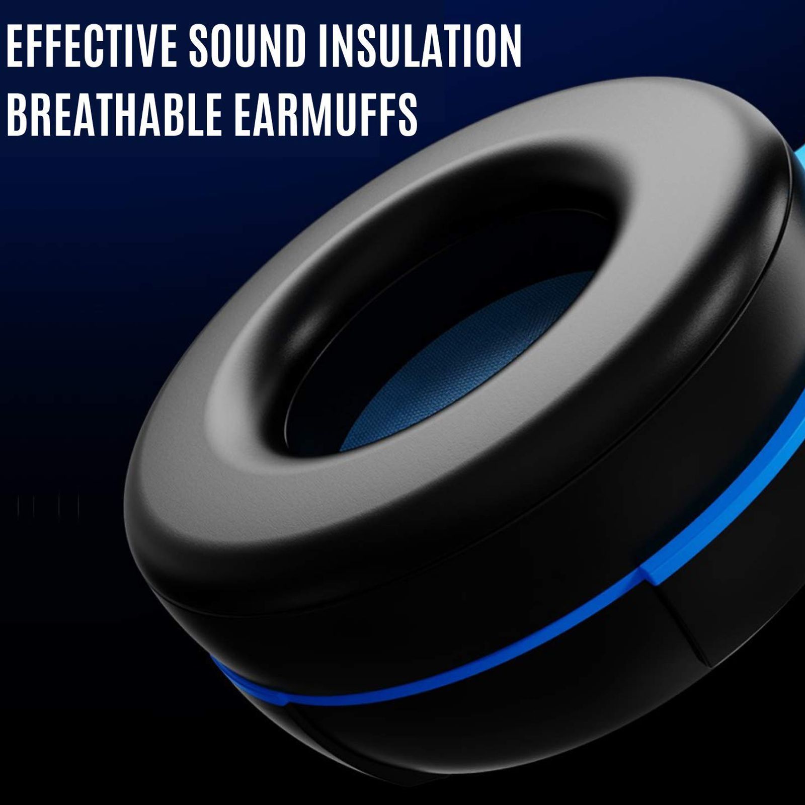 FIRE-BOLTT BGH1000 Wired Gaming Headphone with Noise Isolation (Glaring LED lights, Over Ear, Blue) FIRE-BOLTT BGH1000 Wired Gaming Headphone with Noise Isolation (Glaring LED lights, Over Ear, Blue)_4