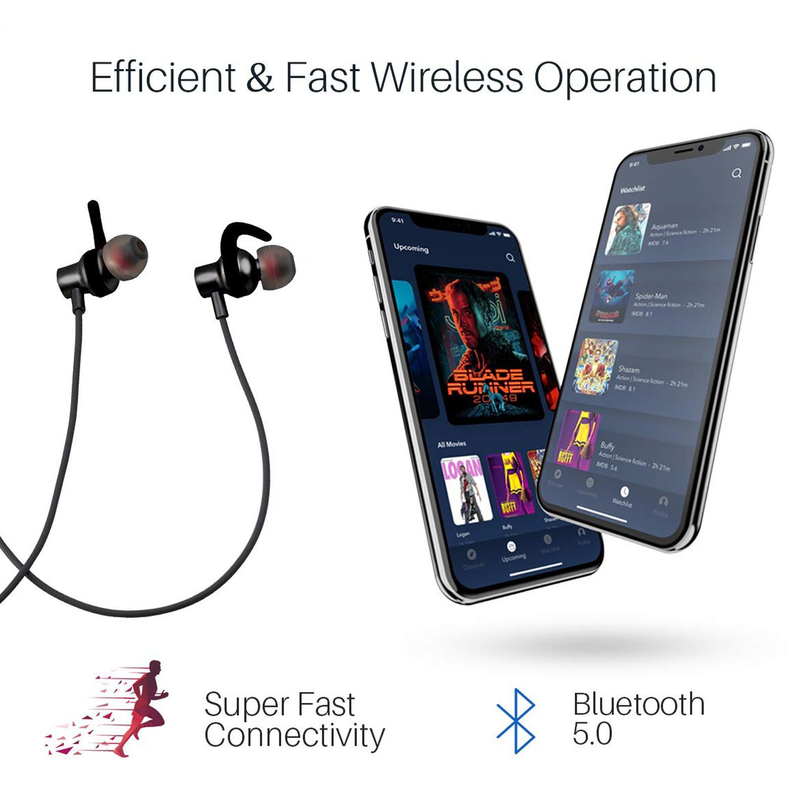 PORTRONICS Harmonics X POR 1099 Neckband (IPX5 Sweat Resistant, Rapid Charging, Black)_4