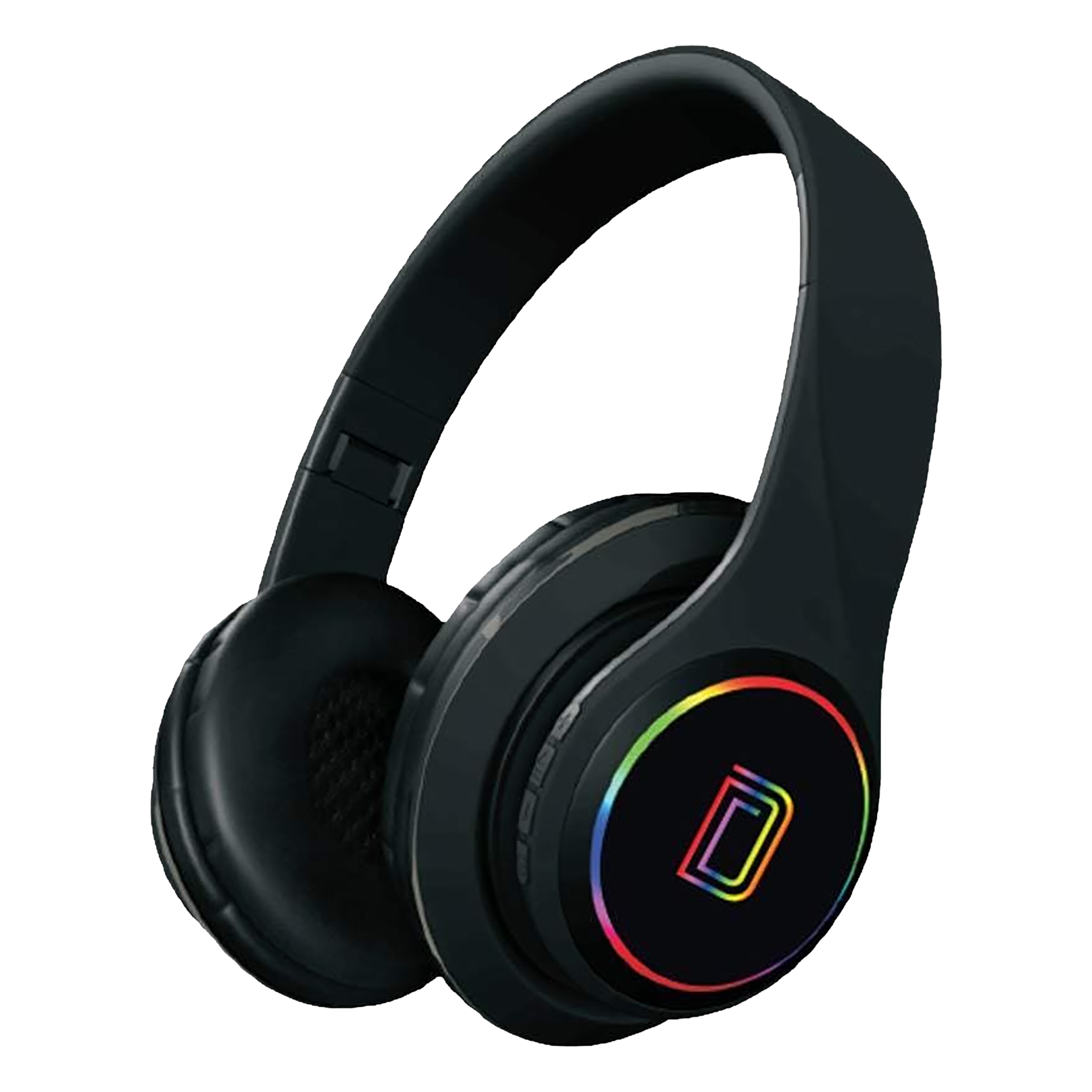 DETEL Dude Bluetooth Headphone with Mic (Over Ear, Black) DETEL Dude Bluetooth Headphone with Mic (Over Ear, Black)_1