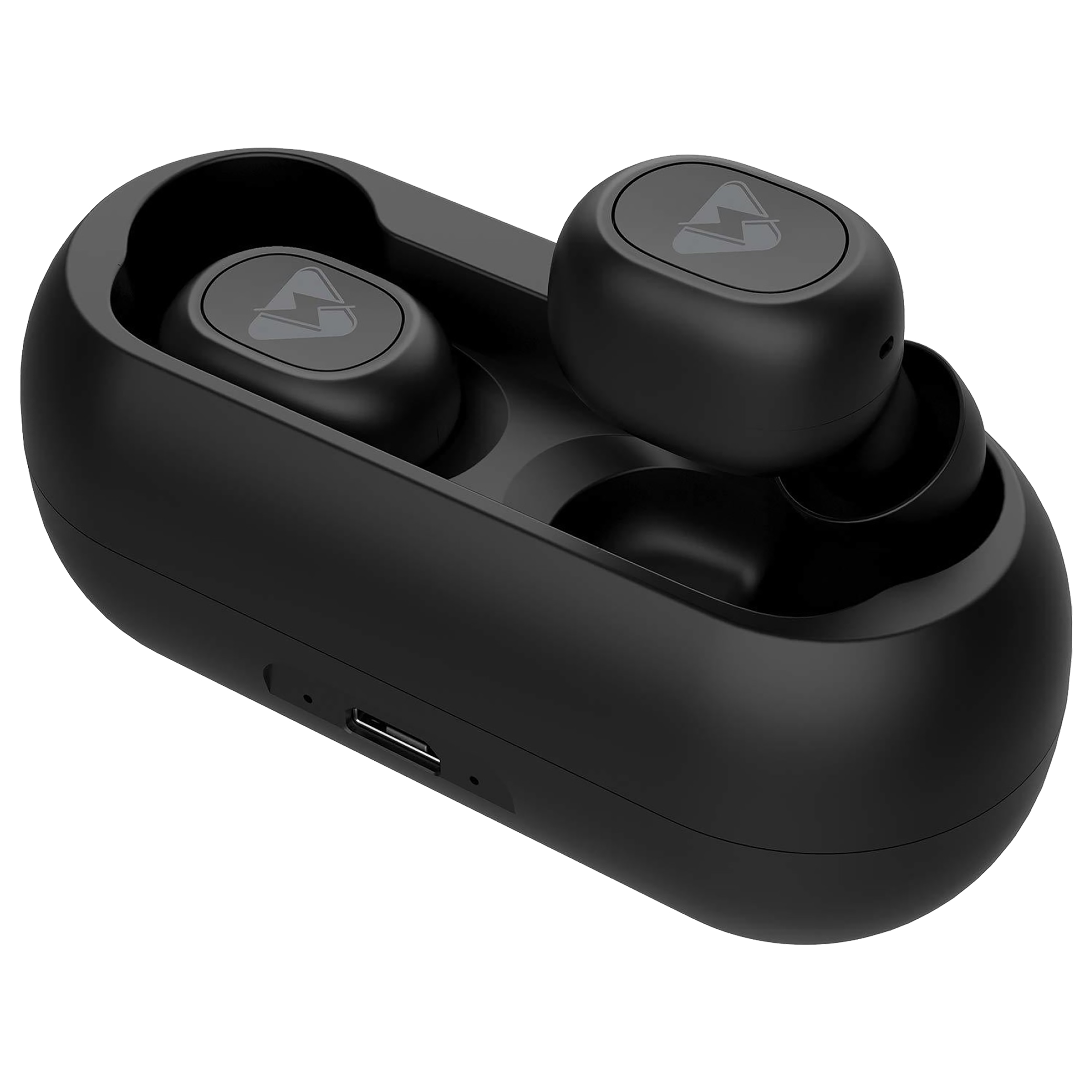 MODGET Power Shots MOG-TWS In-Ear Active Noise Cancellation Truly Wireless Earbuds with Mic (Bluetooth 5.0, IPX4 Splash & Sweat Resistant, Black)_1