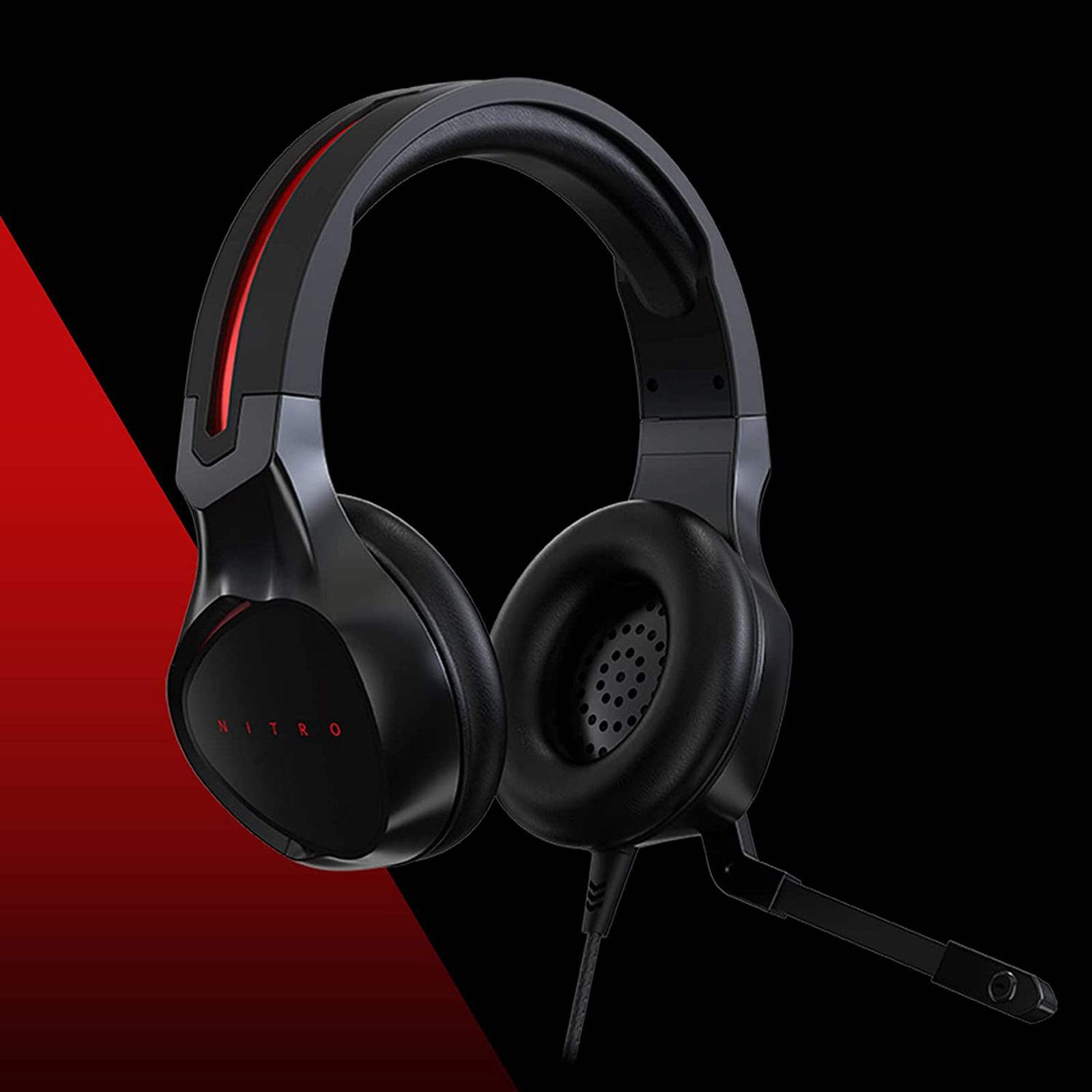acer Nitro NHW820 Wired Gaming Headset (Adjustable Headband, Over Ear, Black) acer Nitro NHW820 Wired Gaming Headset (Adjustable Headband, Over Ear, Black)_15