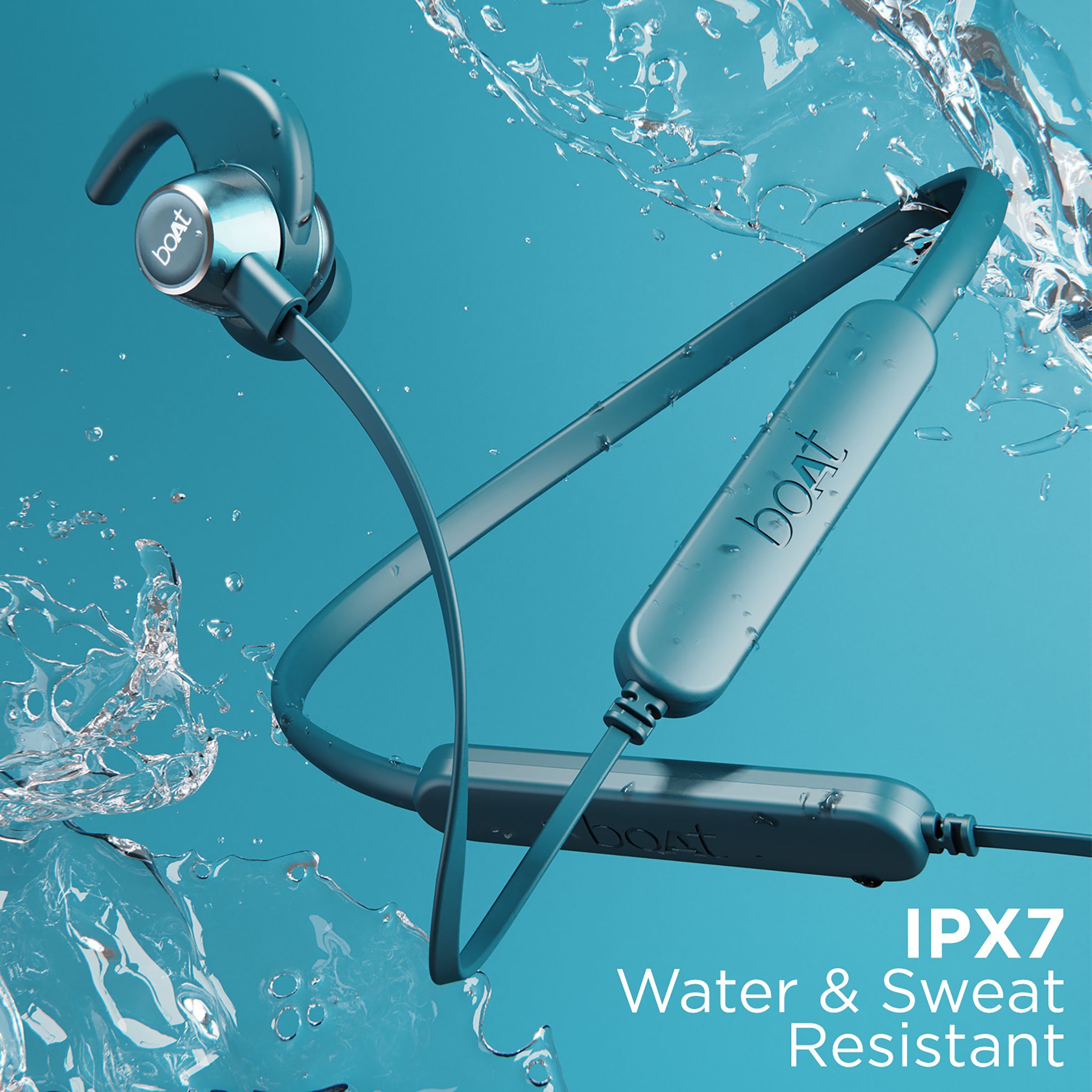 boAt Rockerz 258 Pro+ Neckband (IPX7 Water Resistant, Upto 40 Hours Playback, Teal) boAt Rockerz 258 Pro+ Neckband (IPX7 Water Resistant, Upto 40 Hours Playback, Teal)_8