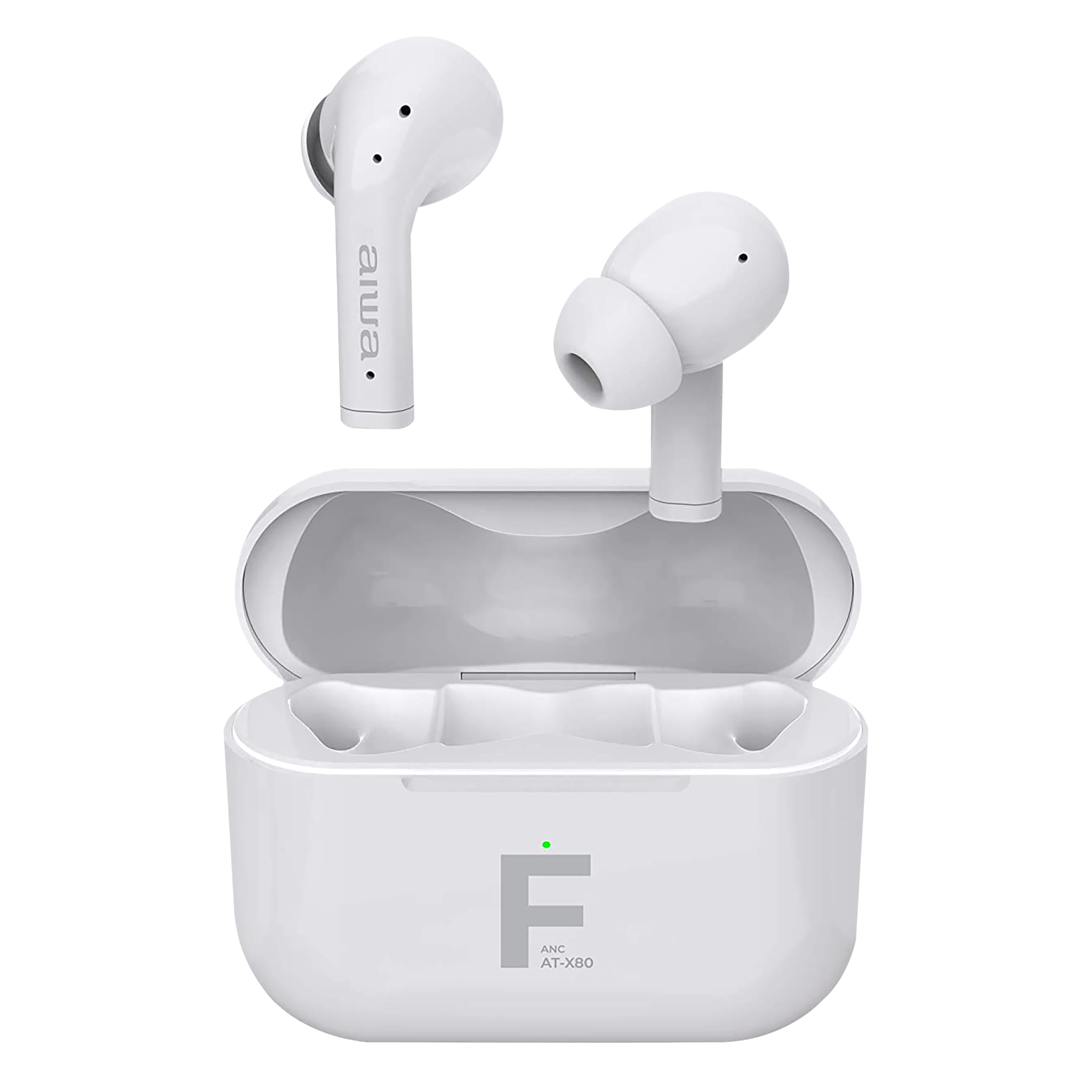 aiwa AT-X80FANC TWS Earbuds with Active Noise Cancellation (Water Resistant, Powerful Bass Balance, White)_5