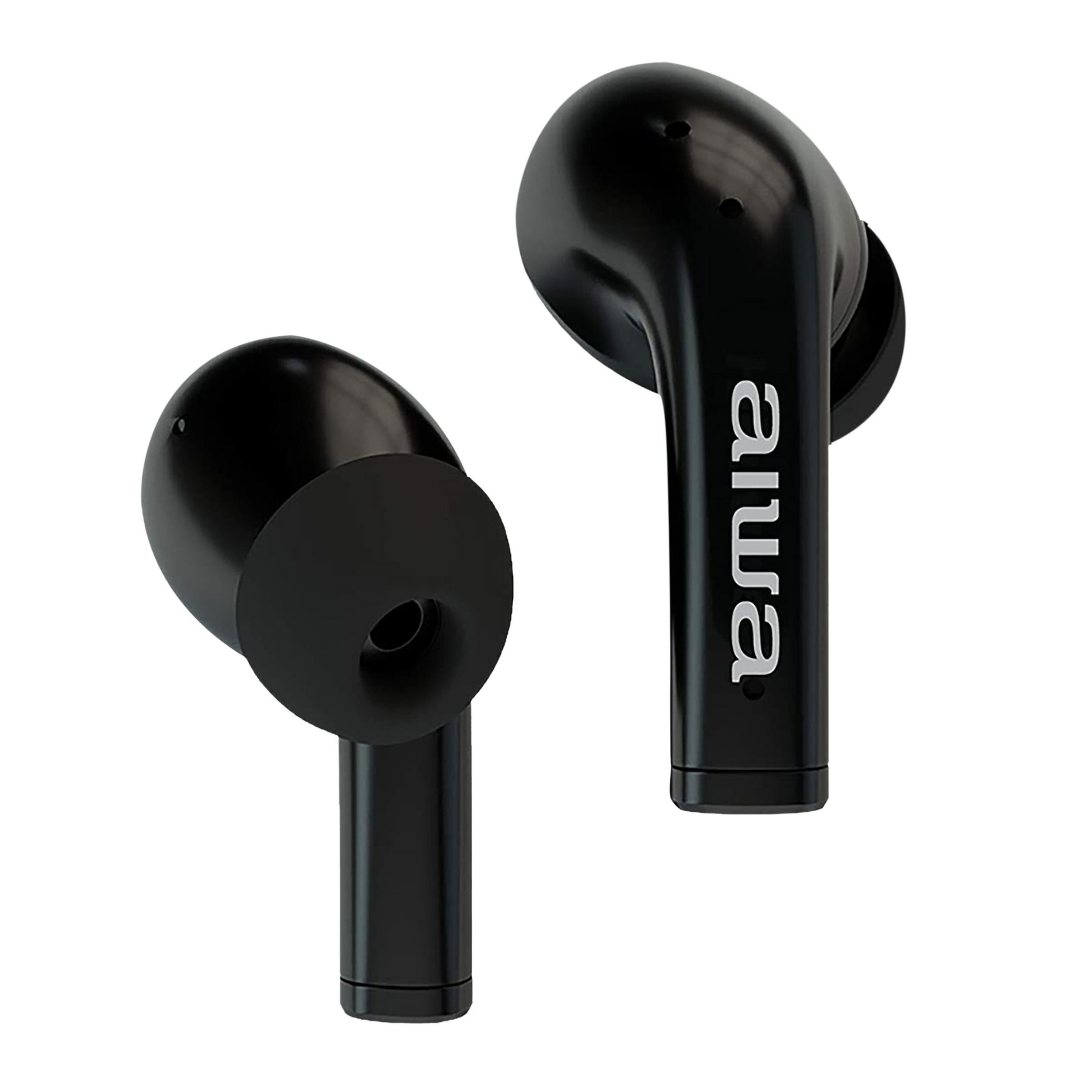 aiwa AT-X80FANC TWS Earbuds with Active Noise Cancellation (Water Resistant, Powerful Bass Balance, Black)_4