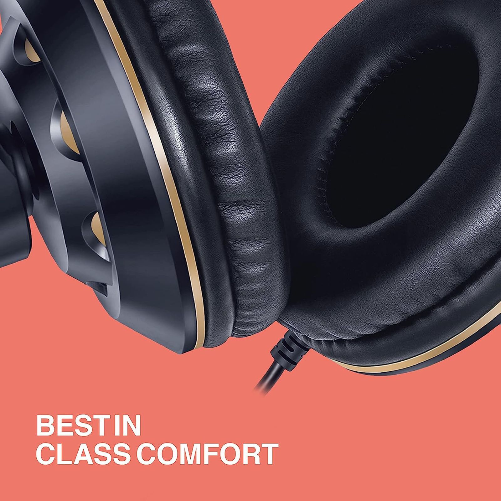 fingers USB-Tonic H9 Wired Gaming Headset (Adjustable Mic, On Ear, Black/Gold)_10