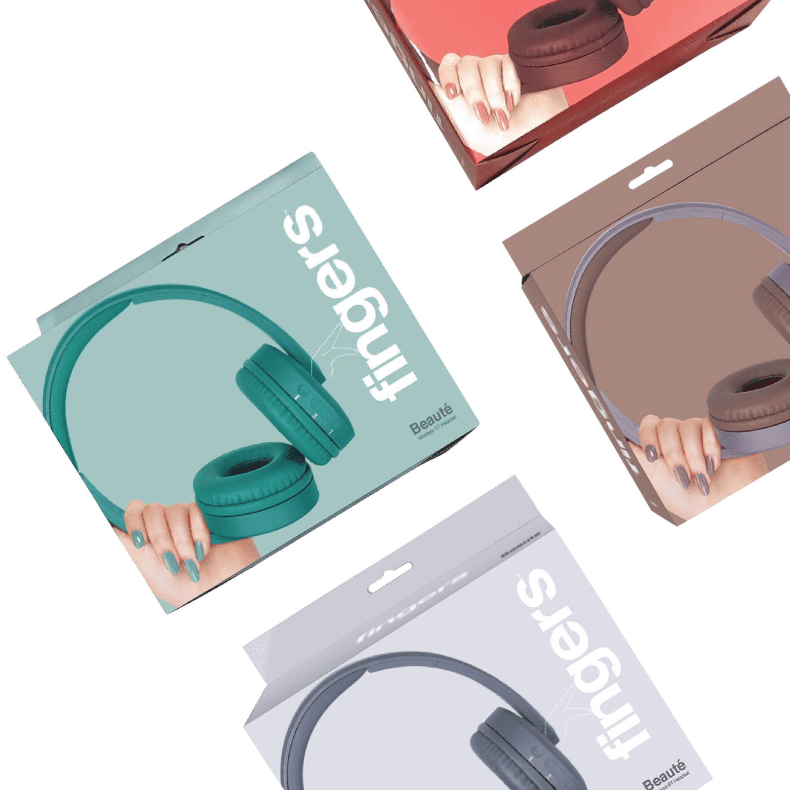 fingers Beaute Bluetooth Headphone with Mic (11 Hours Playback, On Ear, Emerald Green)_7